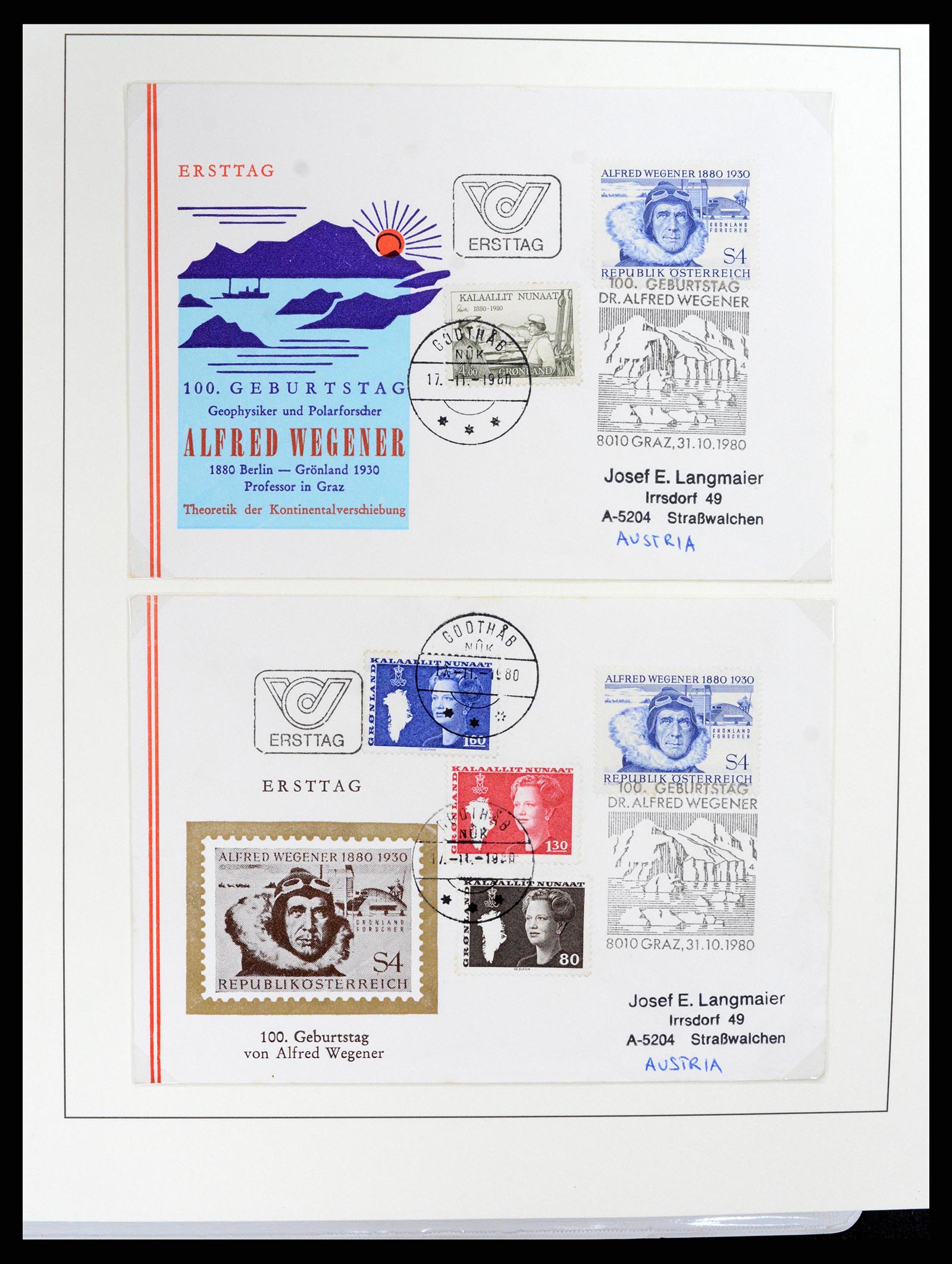 37572 059 - Stamp collection 37572 Greenland 1905-2017.