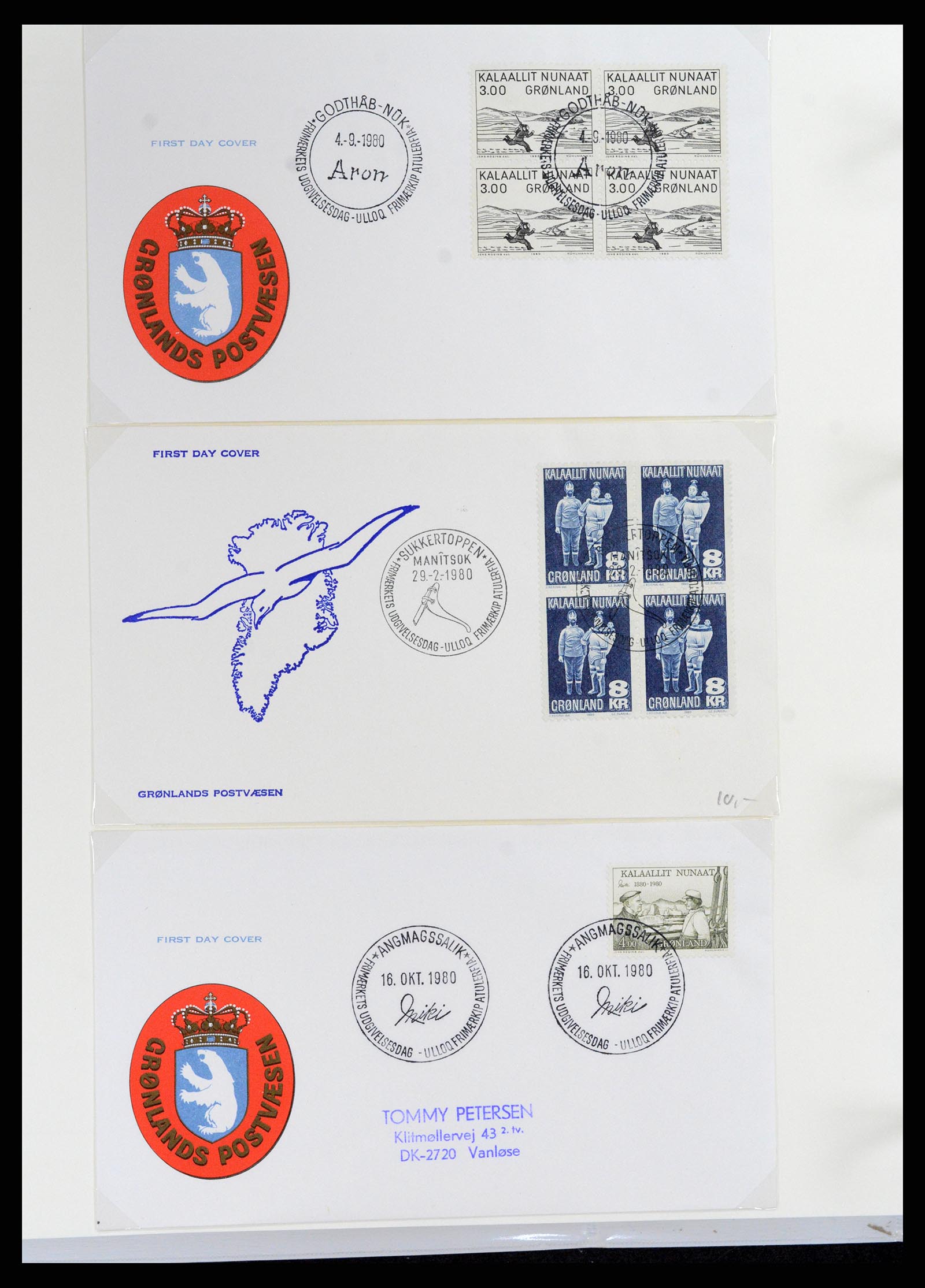37572 060 - Stamp collection 37572 Greenland 1905-2017.