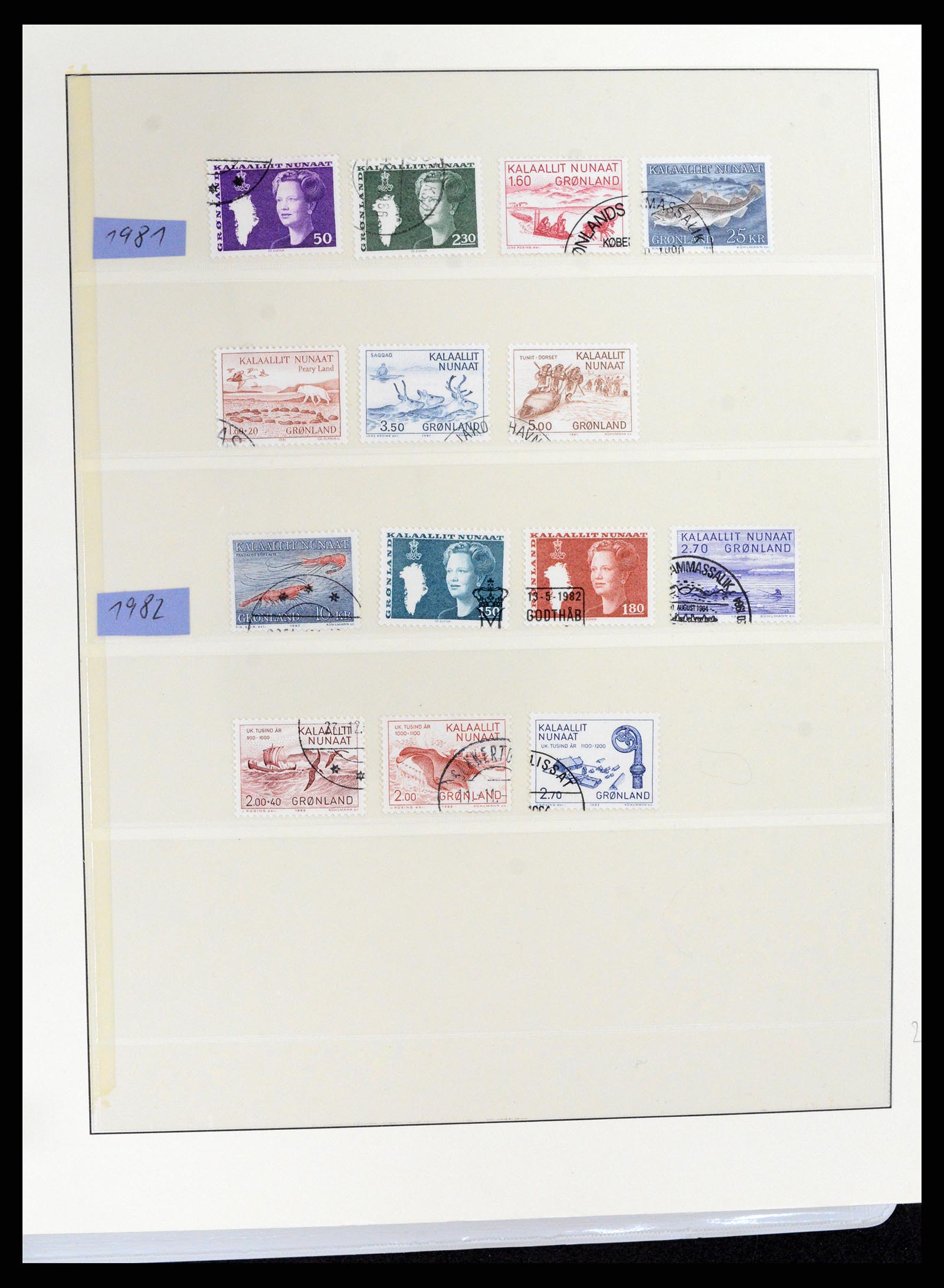37572 073 - Stamp collection 37572 Greenland 1905-2017.