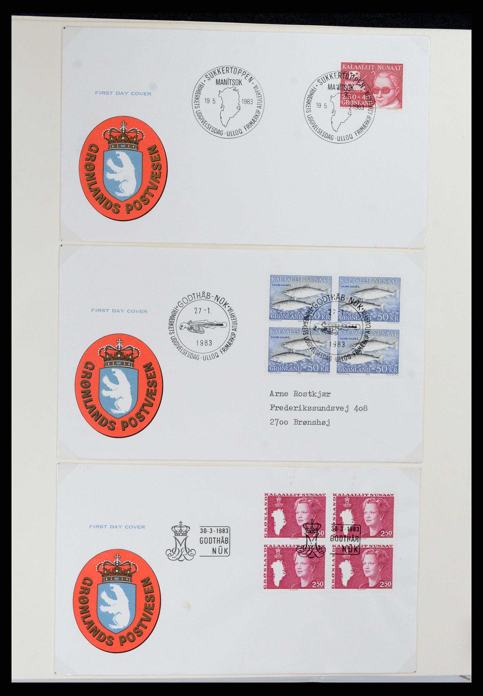 37572 077 - Stamp collection 37572 Greenland 1905-2017.