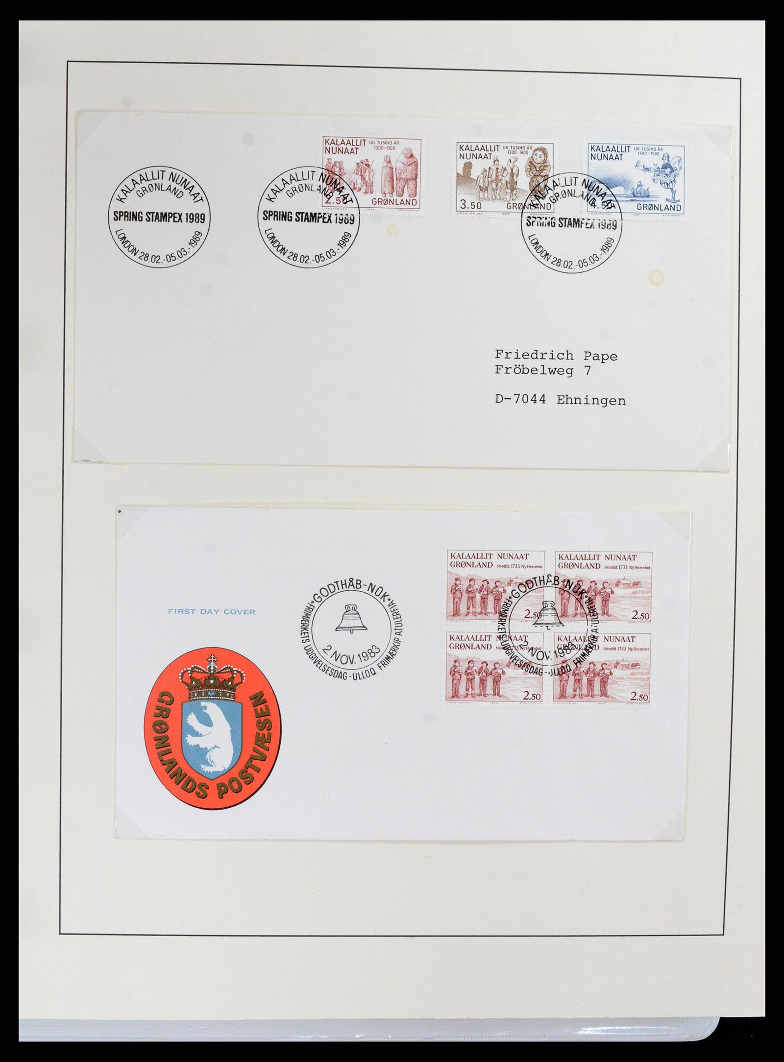 37572 078 - Stamp collection 37572 Greenland 1905-2017.