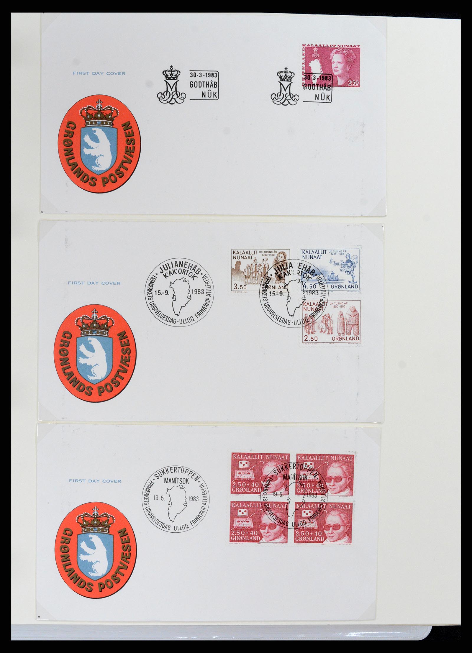 37572 079 - Stamp collection 37572 Greenland 1905-2017.