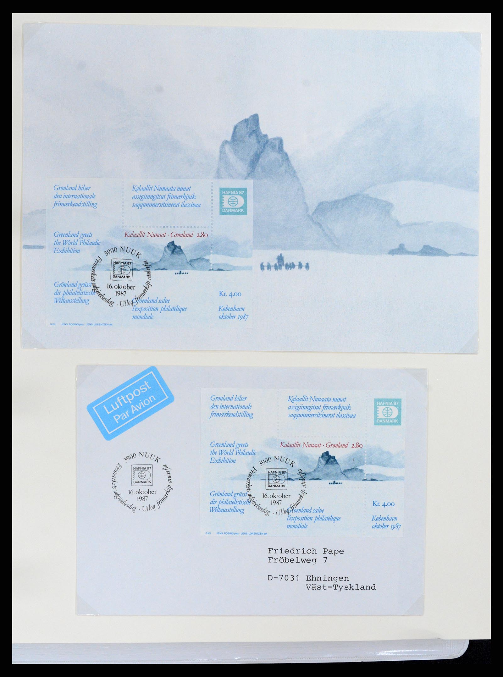 37572 096 - Stamp collection 37572 Greenland 1905-2017.