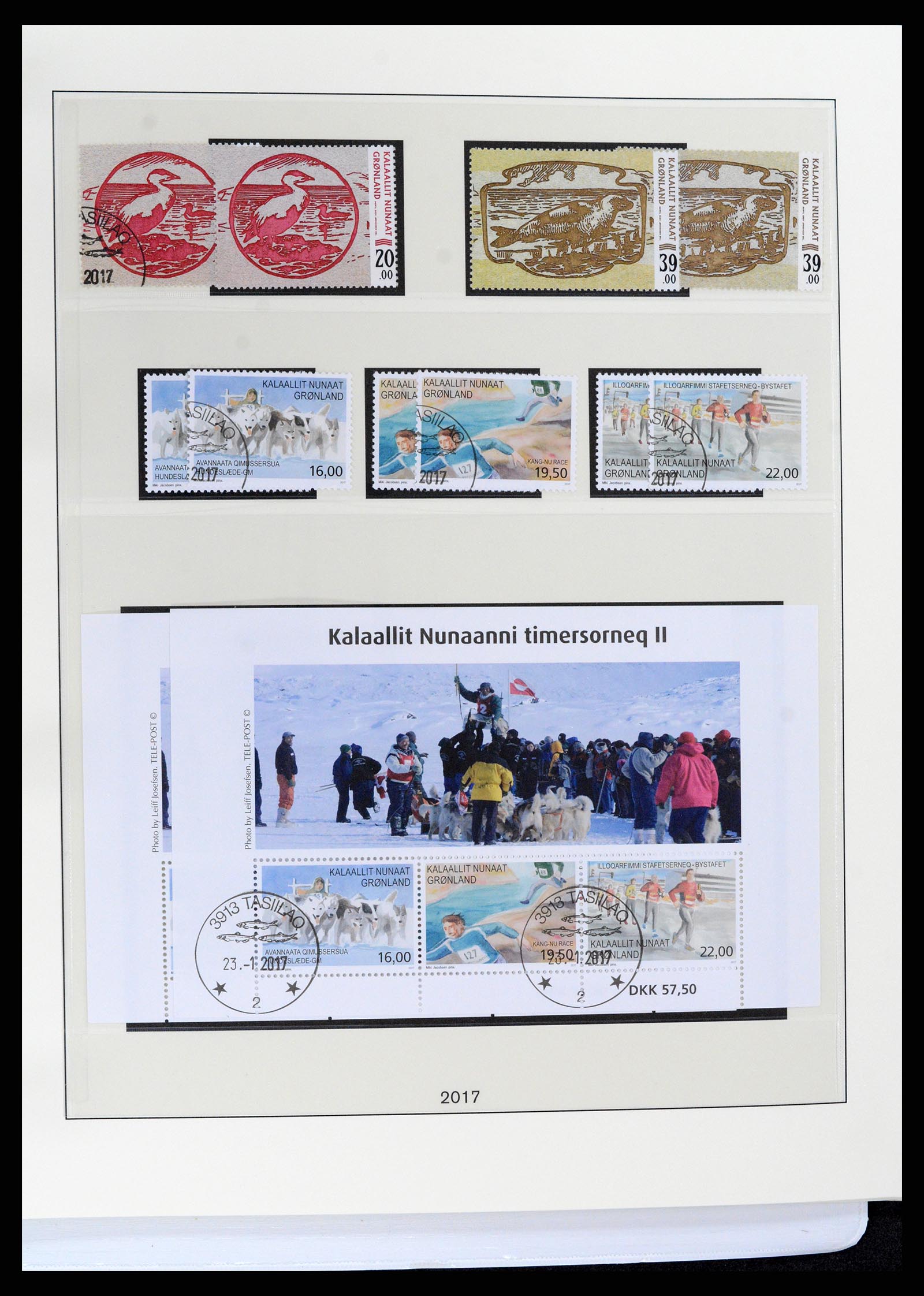 37572 510 - Stamp collection 37572 Greenland 1905-2017.