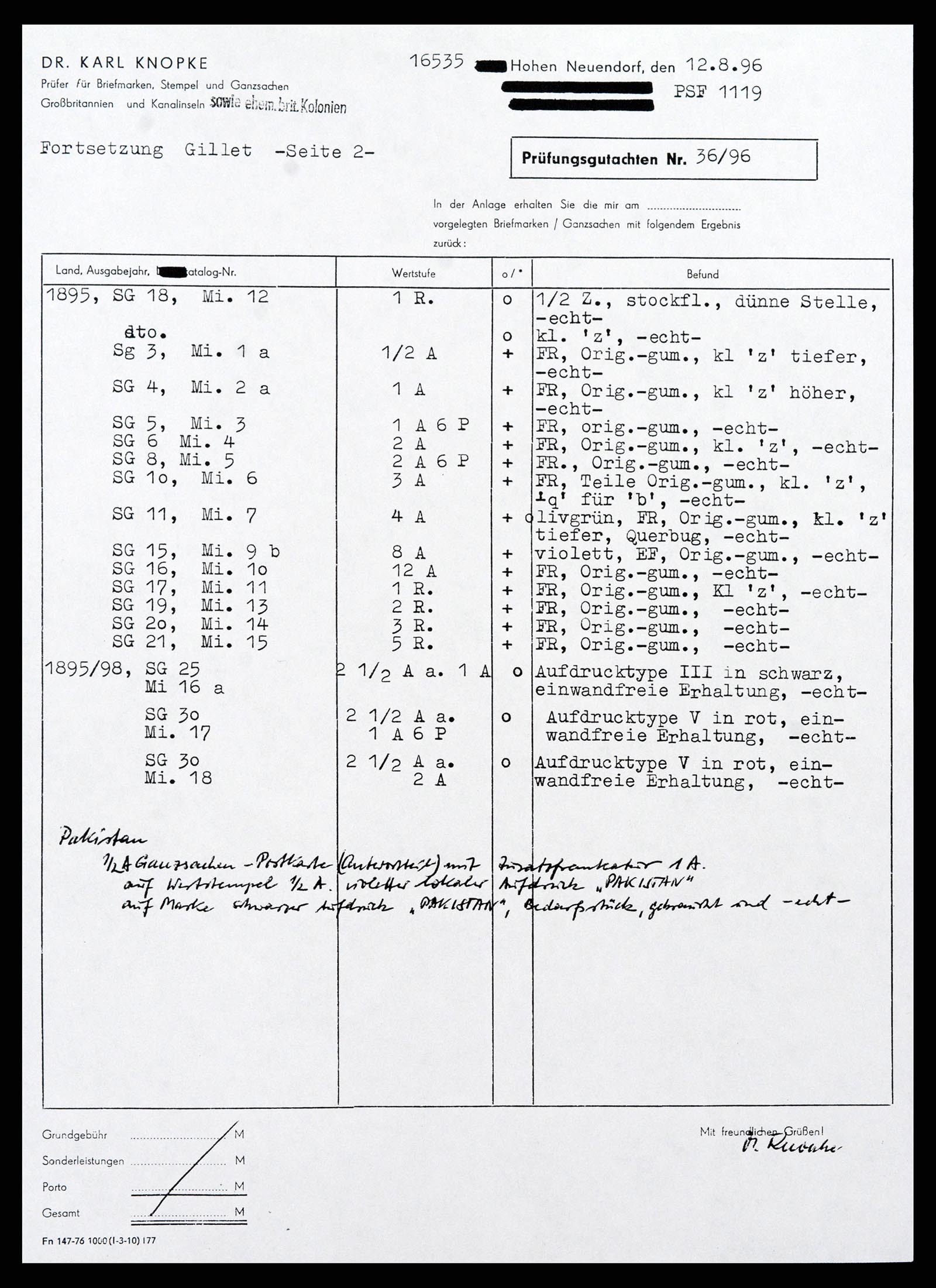 37576 002 - Postzegelverzameling 37576 Zanzibar gespecialiseerd 1895-1896.