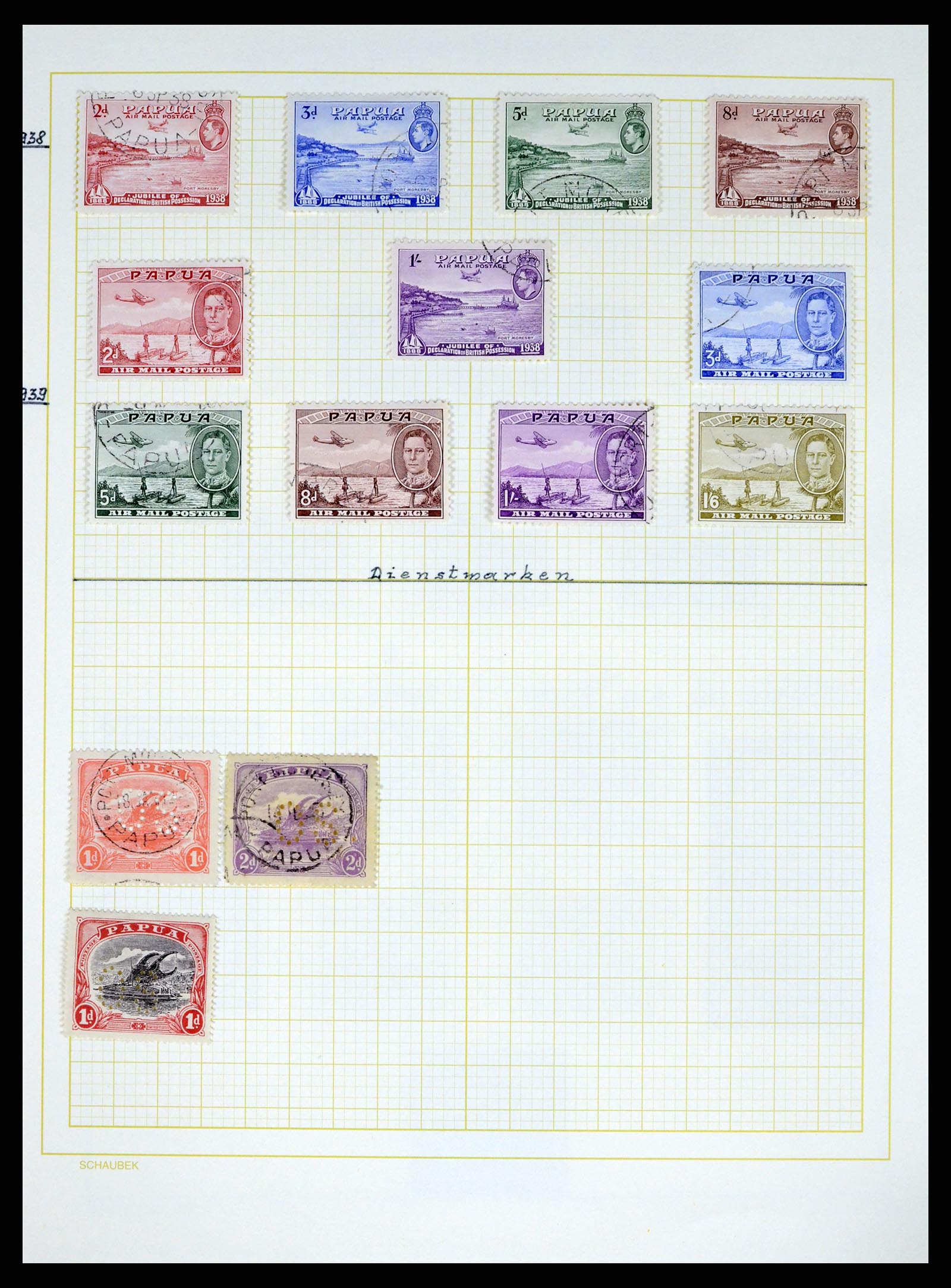 37579 006 - Stamp collection 37579 Papua 1901-1940. 