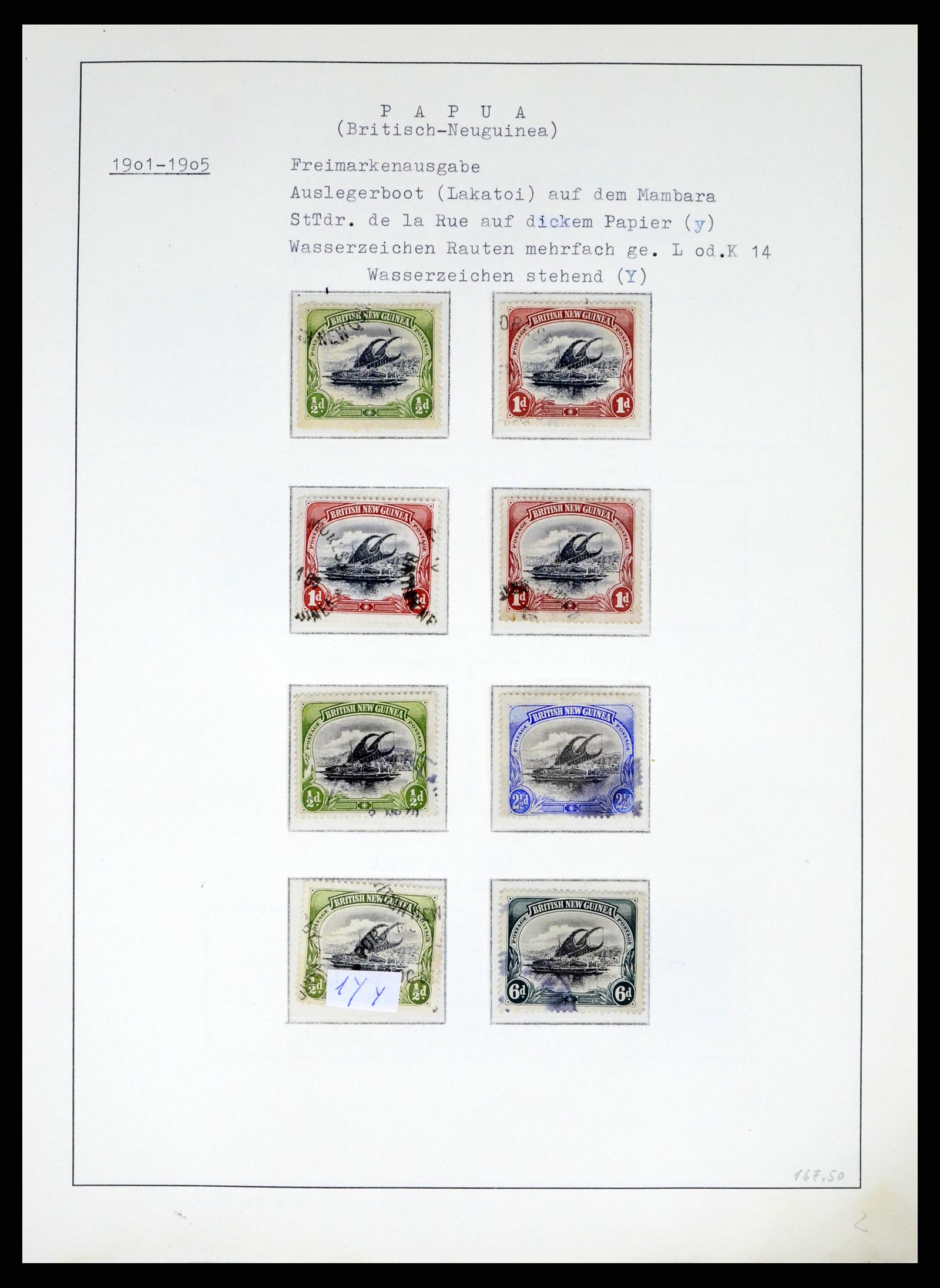 37579 011 - Stamp collection 37579 Papua 1901-1940. 