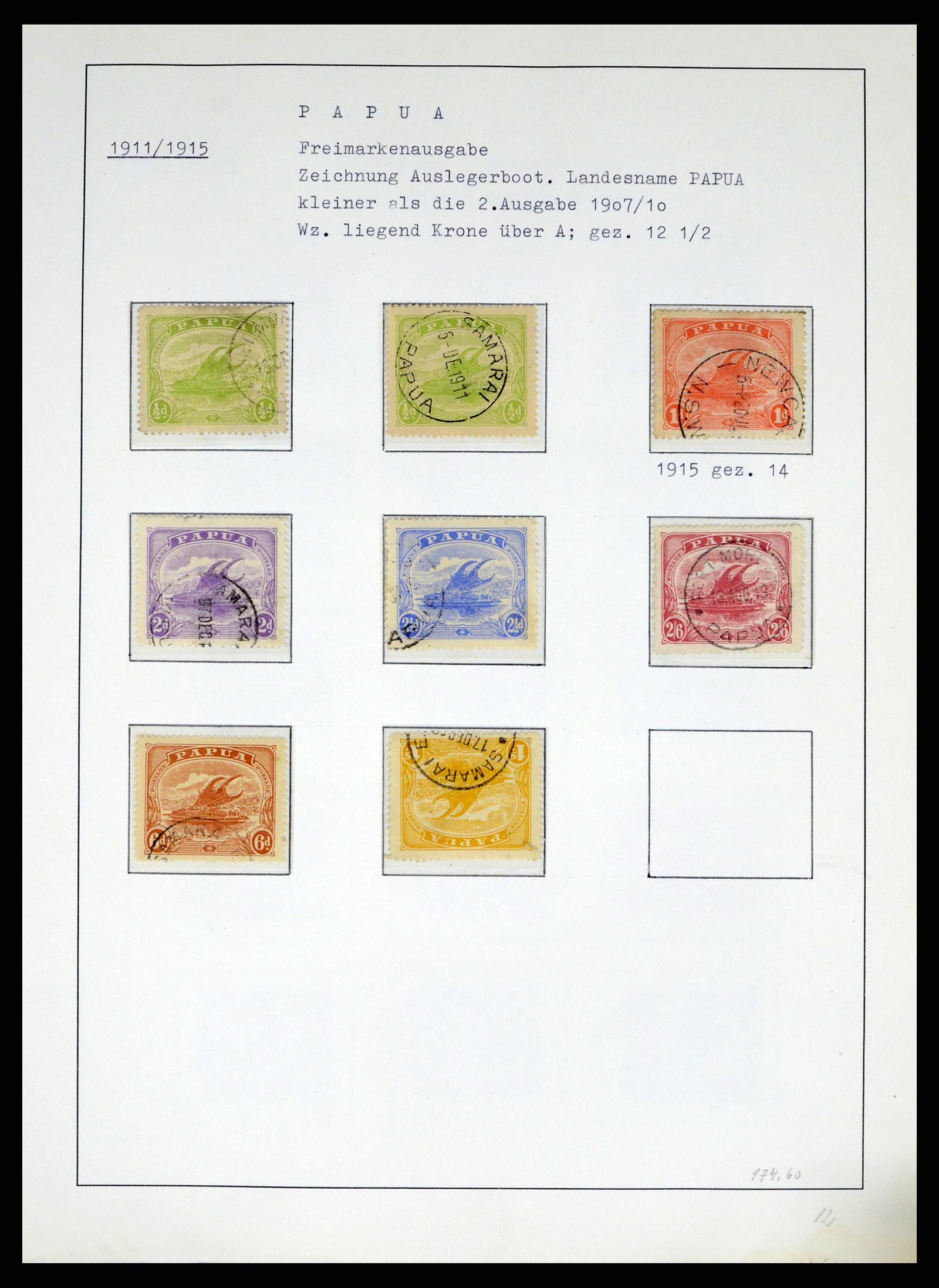 37579 017 - Stamp collection 37579 Papua 1901-1940. 