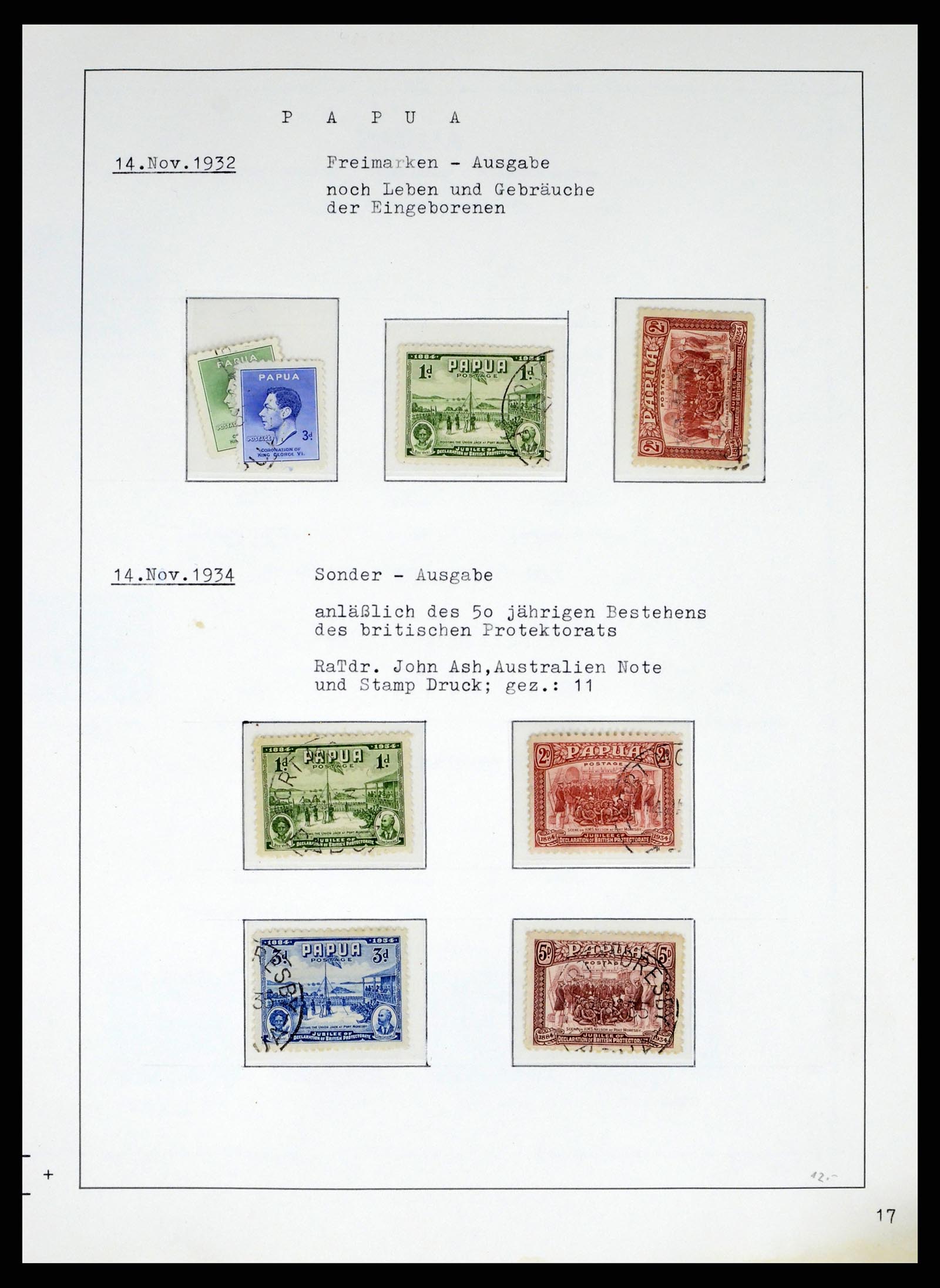 37579 021 - Stamp collection 37579 Papua 1901-1940. 