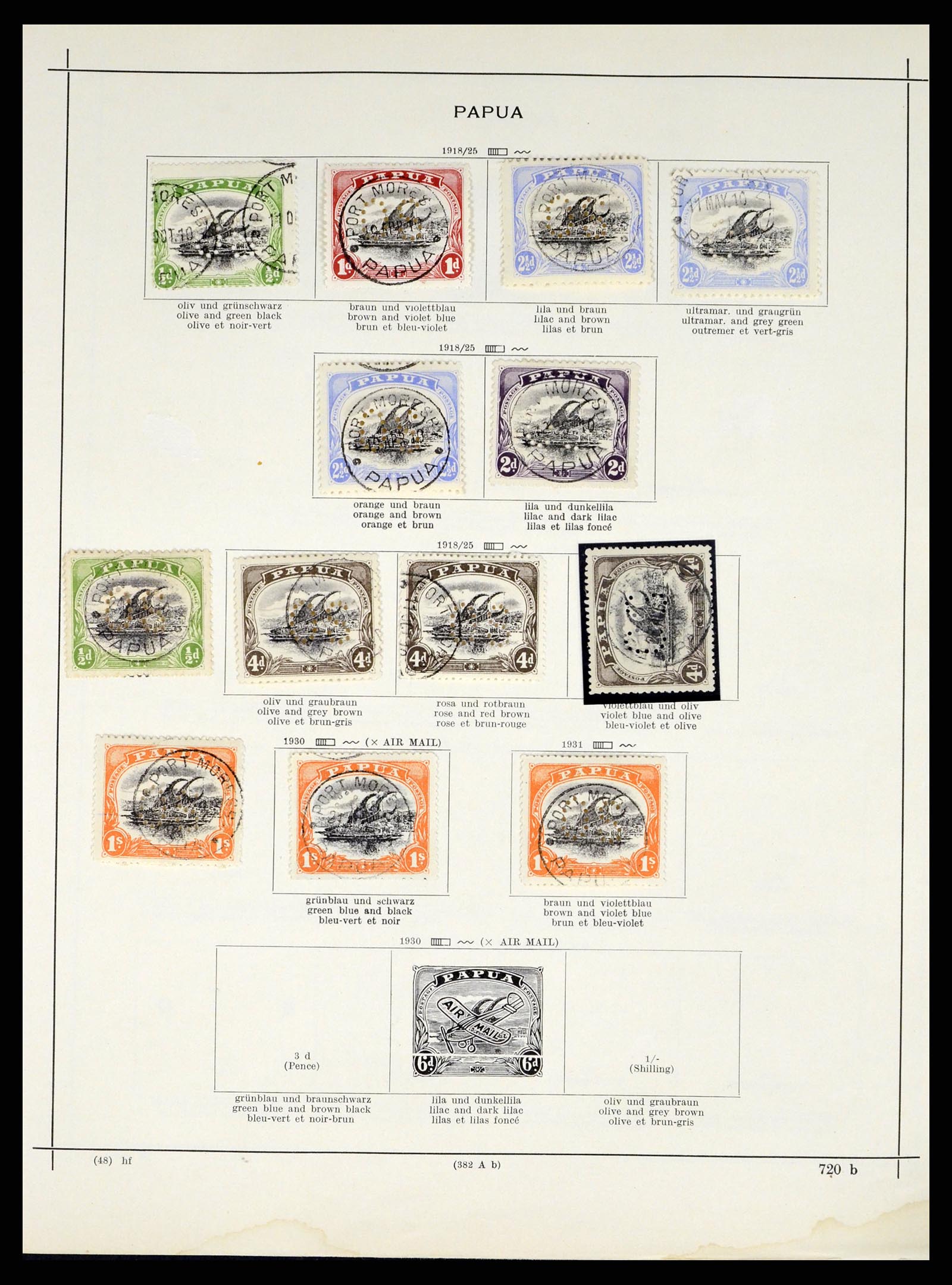 37579 024 - Stamp collection 37579 Papua 1901-1940. 