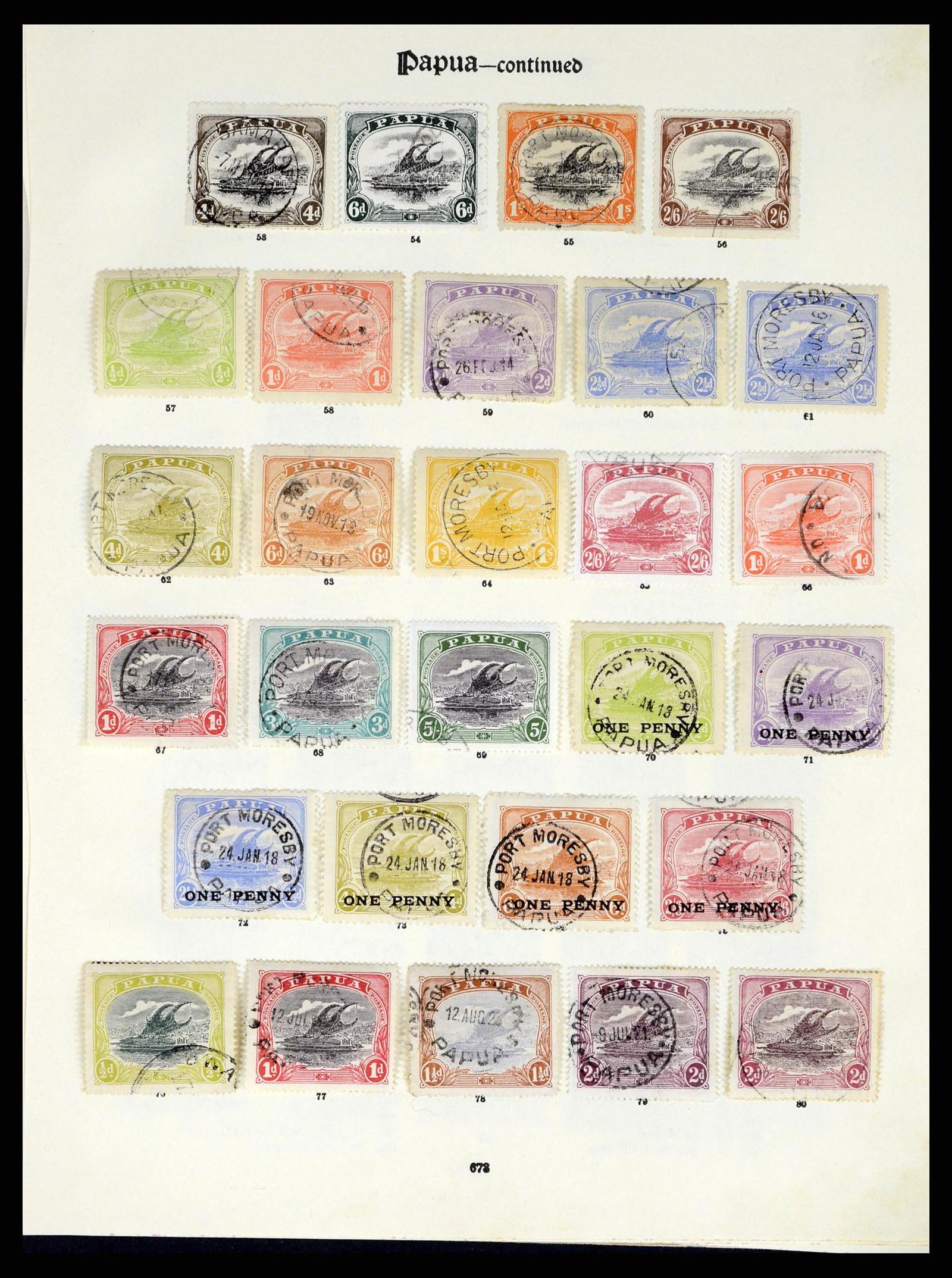 37579 028 - Stamp collection 37579 Papua 1901-1940. 