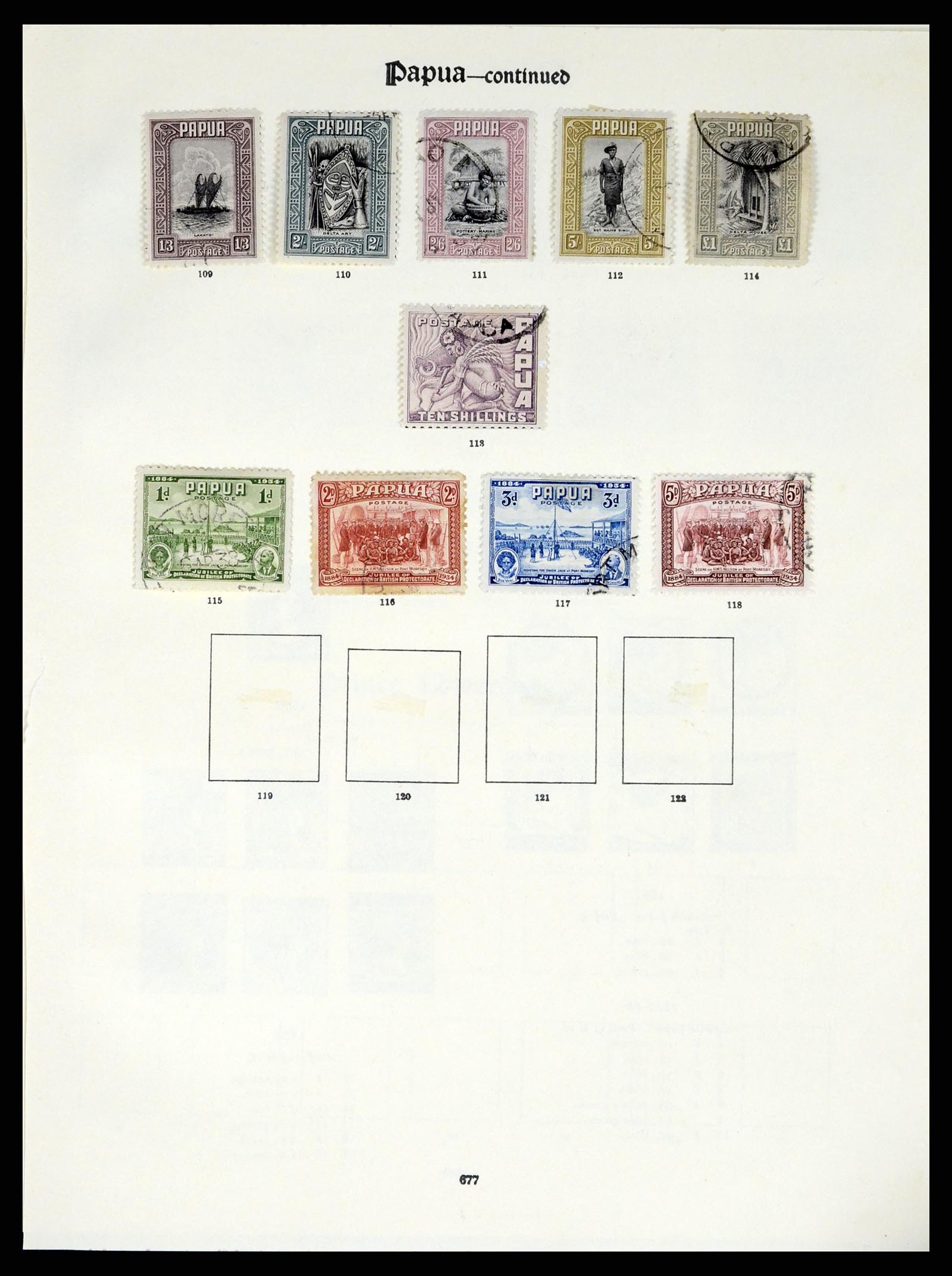 37579 030 - Stamp collection 37579 Papua 1901-1940. 