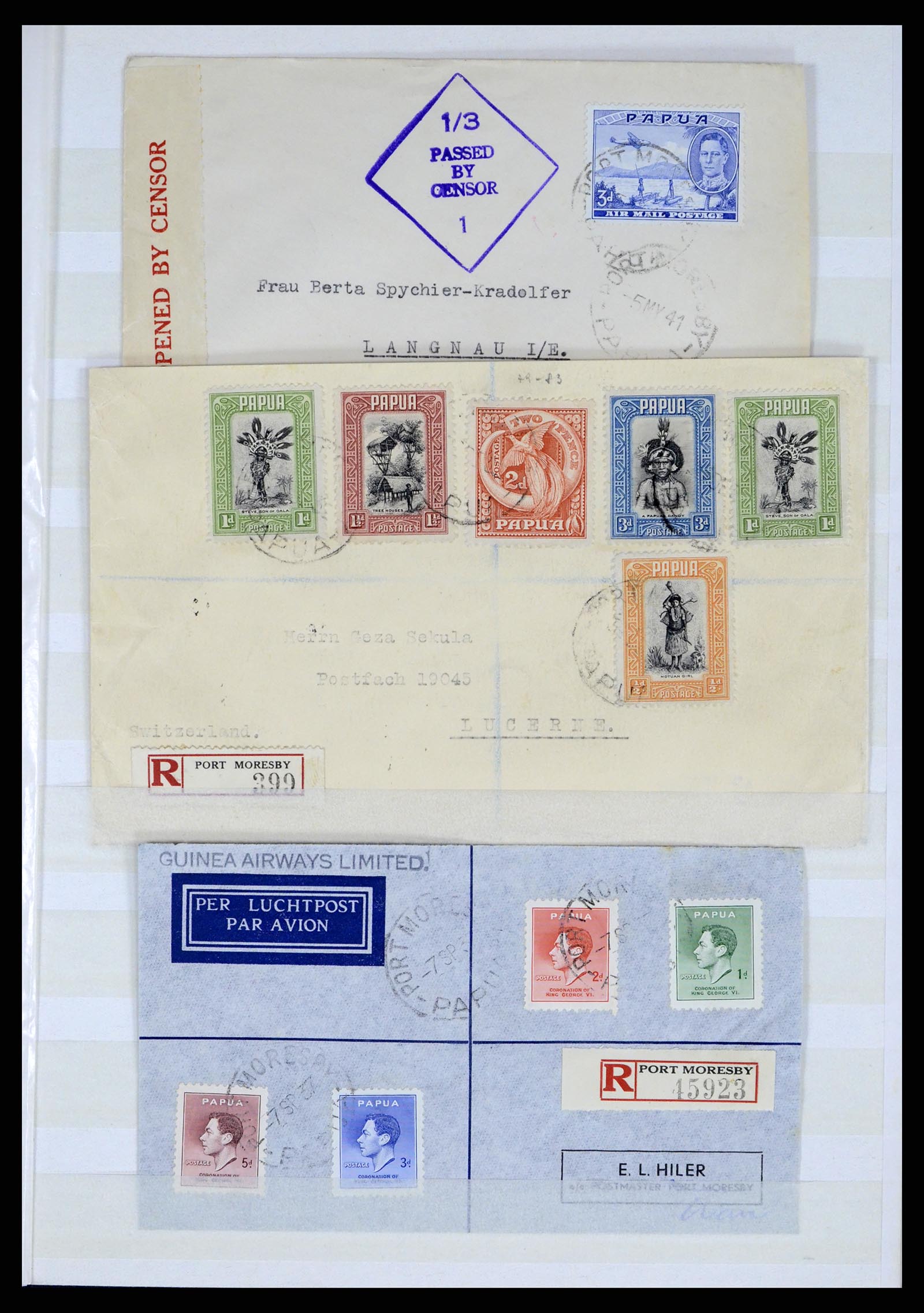 37579 035 - Stamp collection 37579 Papua 1901-1940. 