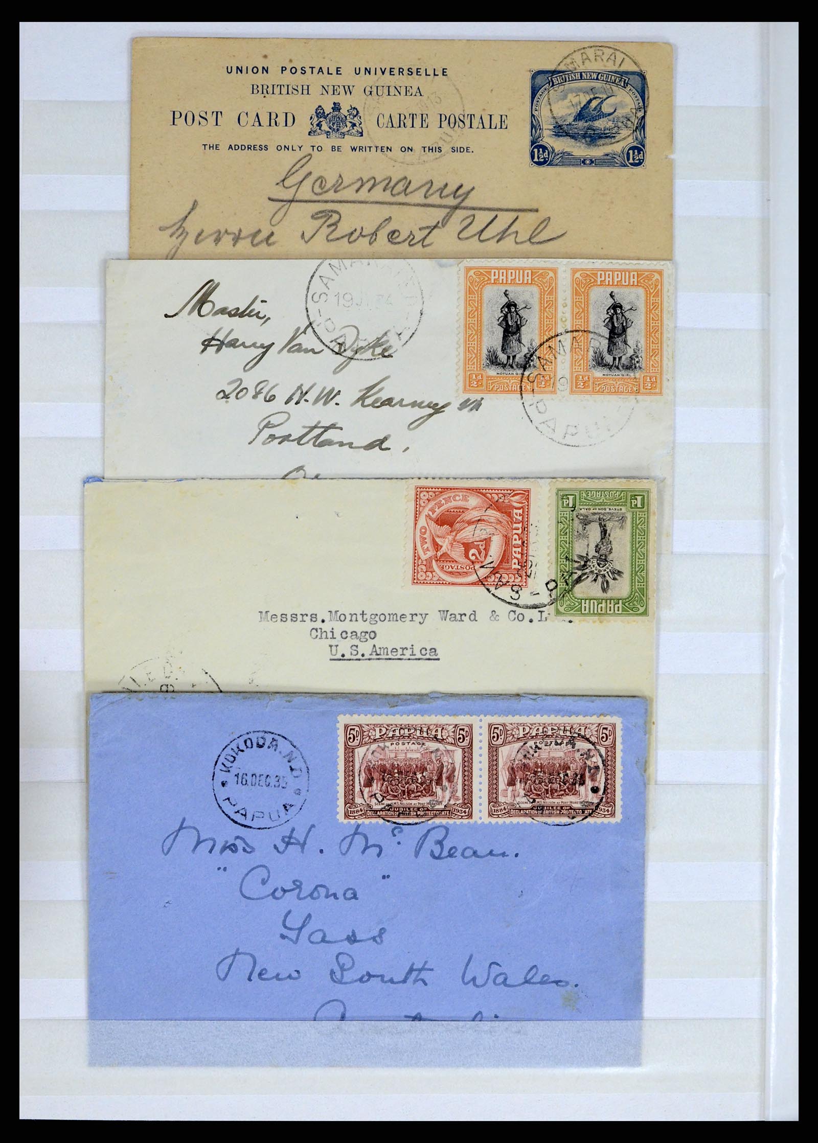 37579 040 - Stamp collection 37579 Papua 1901-1940. 