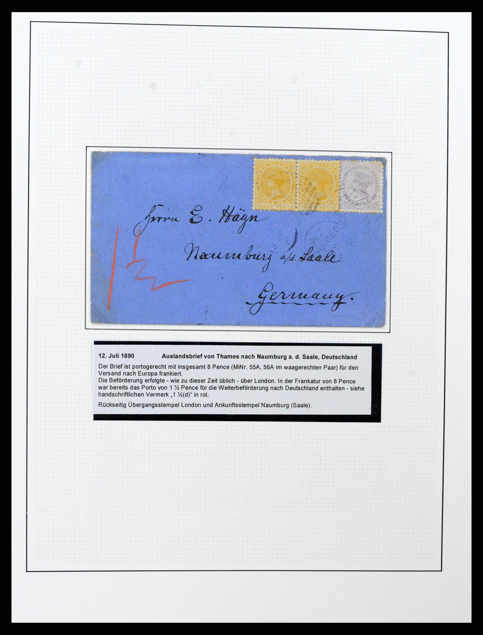 37582 011 - Postzegelverzameling 37582 Nieuw Zeeland 1862-1970.