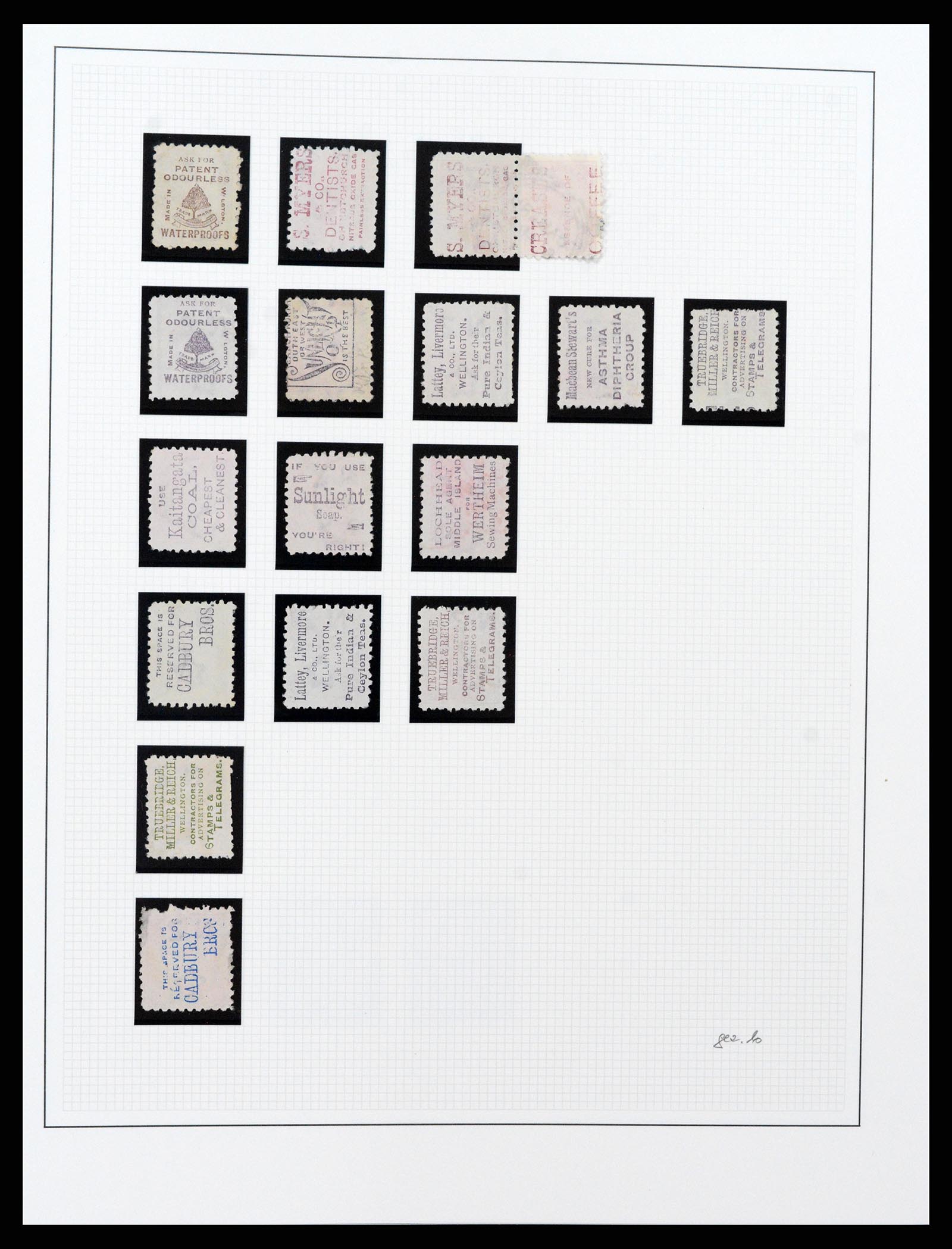 37582 017 - Postzegelverzameling 37582 Nieuw Zeeland 1862-1970.