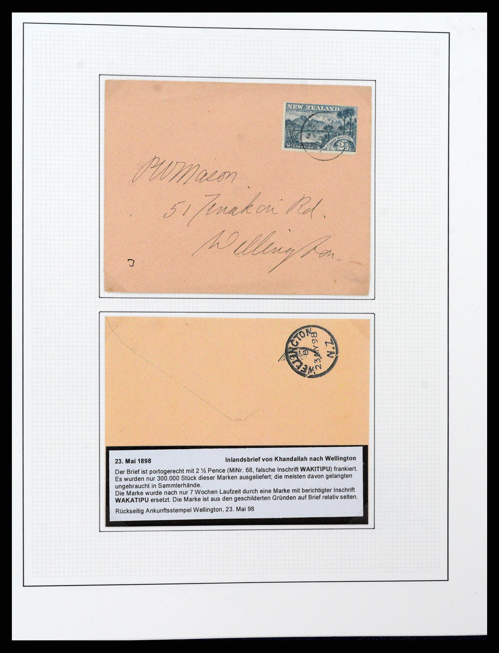 37582 027 - Postzegelverzameling 37582 Nieuw Zeeland 1862-1970.