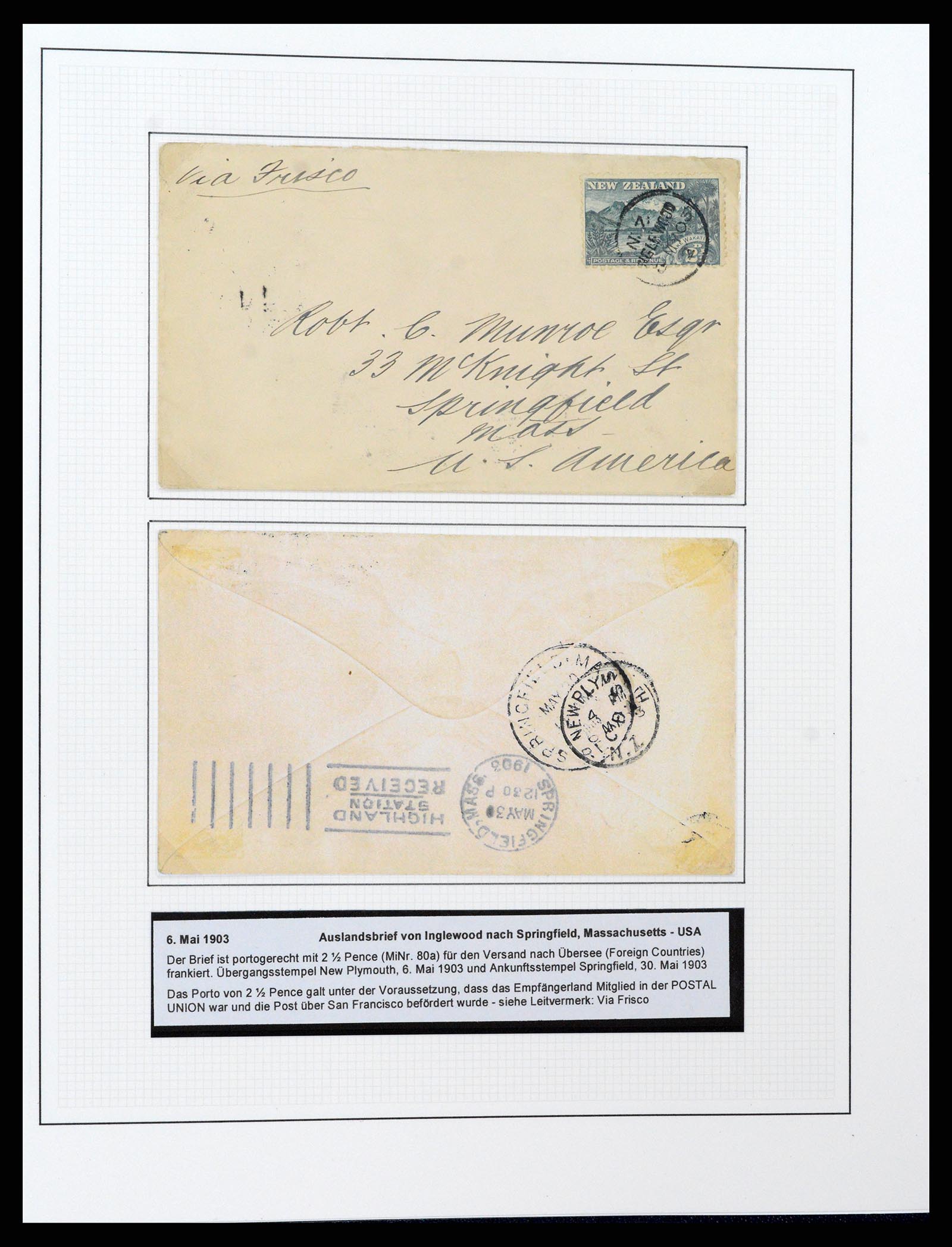 37582 029 - Postzegelverzameling 37582 Nieuw Zeeland 1862-1970.