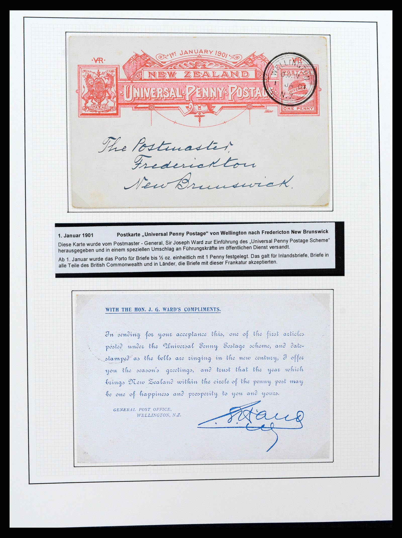 37582 033 - Postzegelverzameling 37582 Nieuw Zeeland 1862-1970.