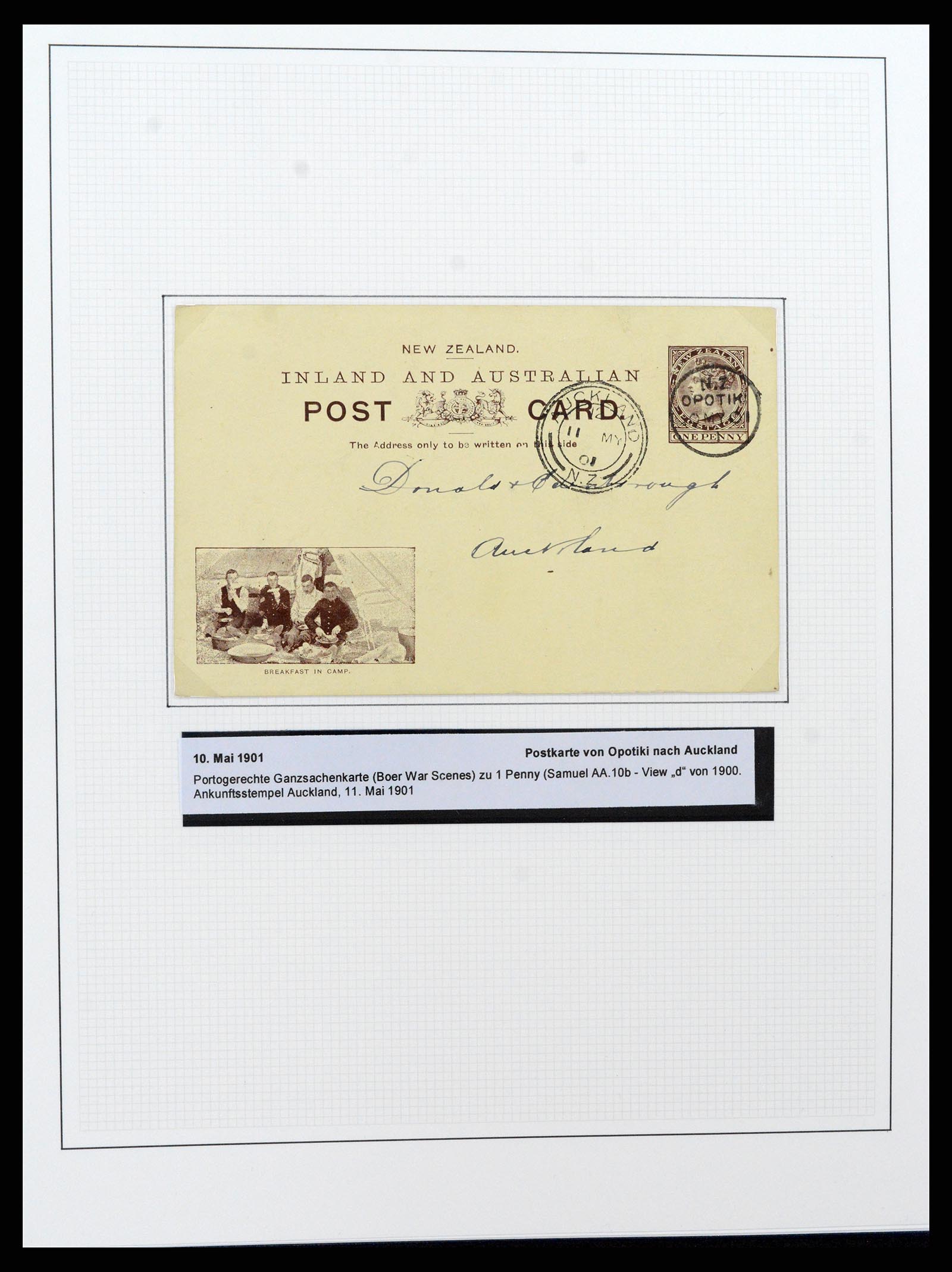 37582 034 - Postzegelverzameling 37582 Nieuw Zeeland 1862-1970.
