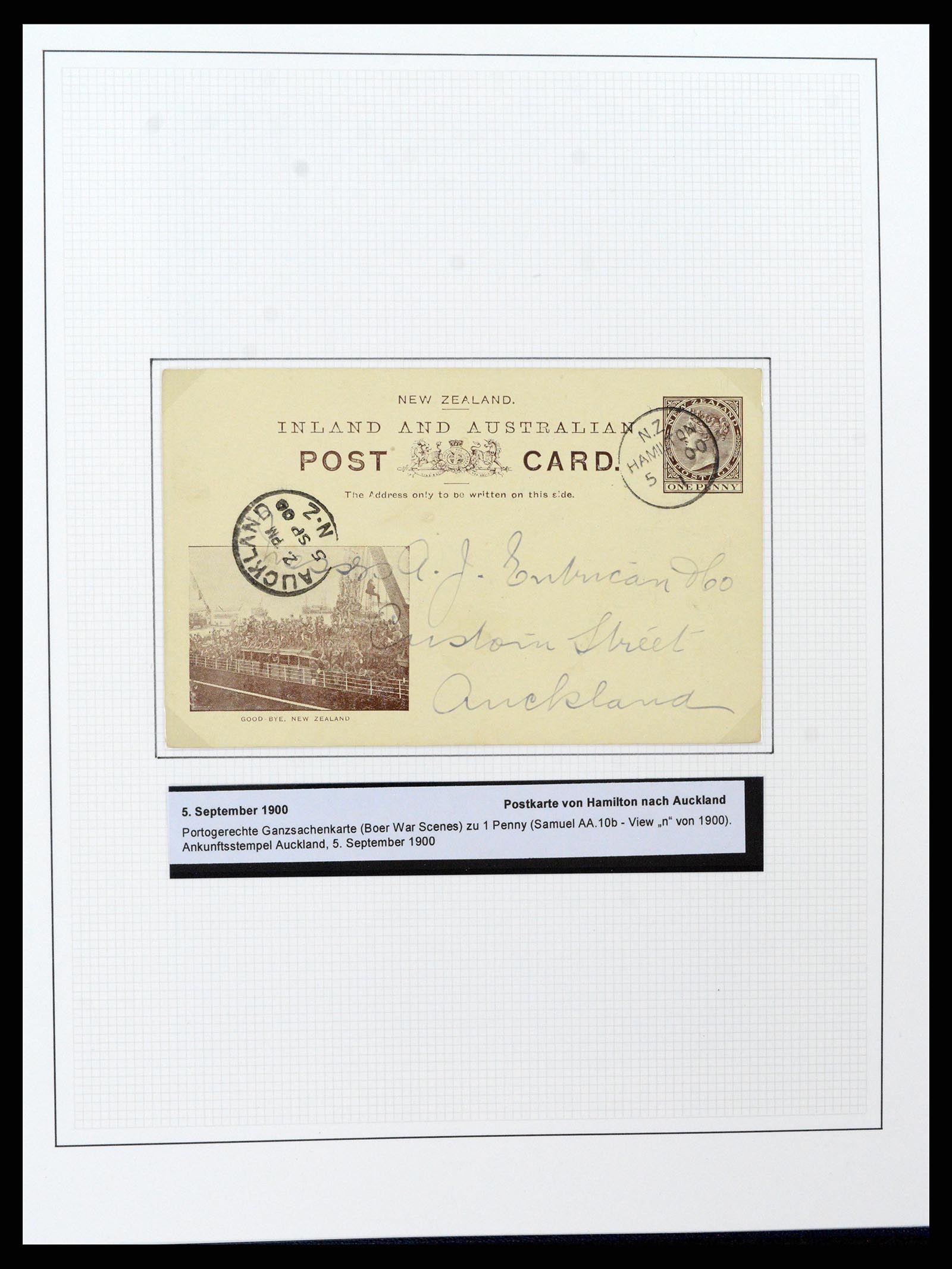 37582 036 - Postzegelverzameling 37582 Nieuw Zeeland 1862-1970.