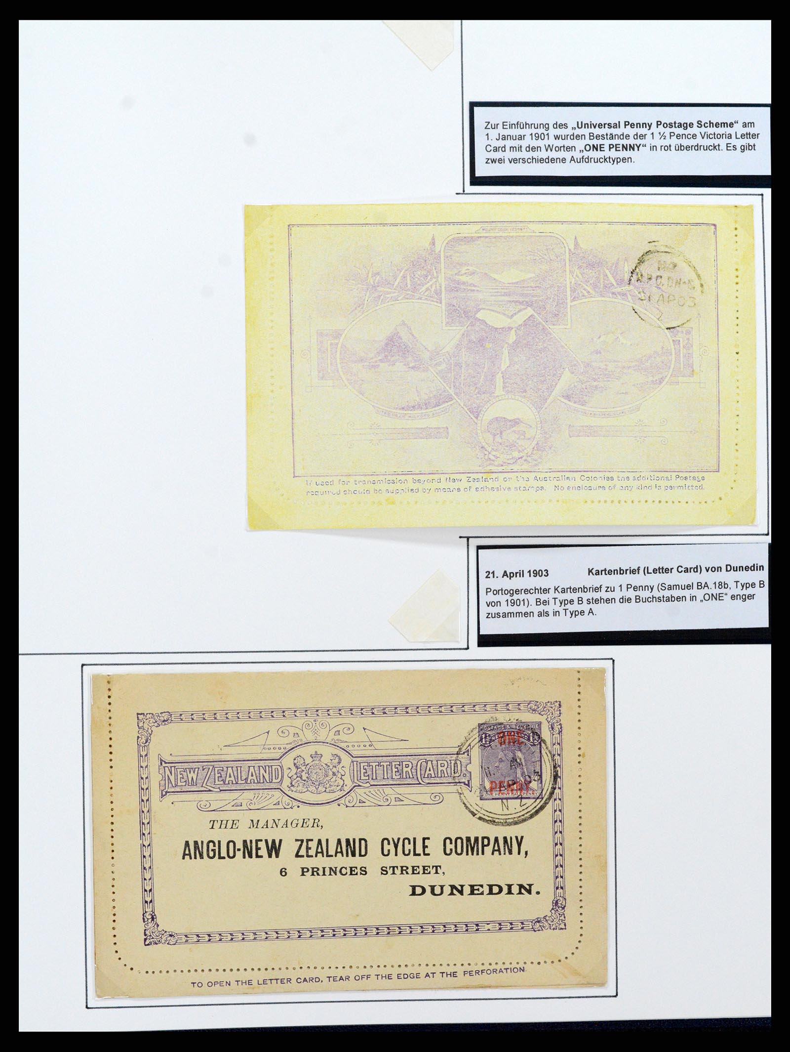 37582 038 - Postzegelverzameling 37582 Nieuw Zeeland 1862-1970.