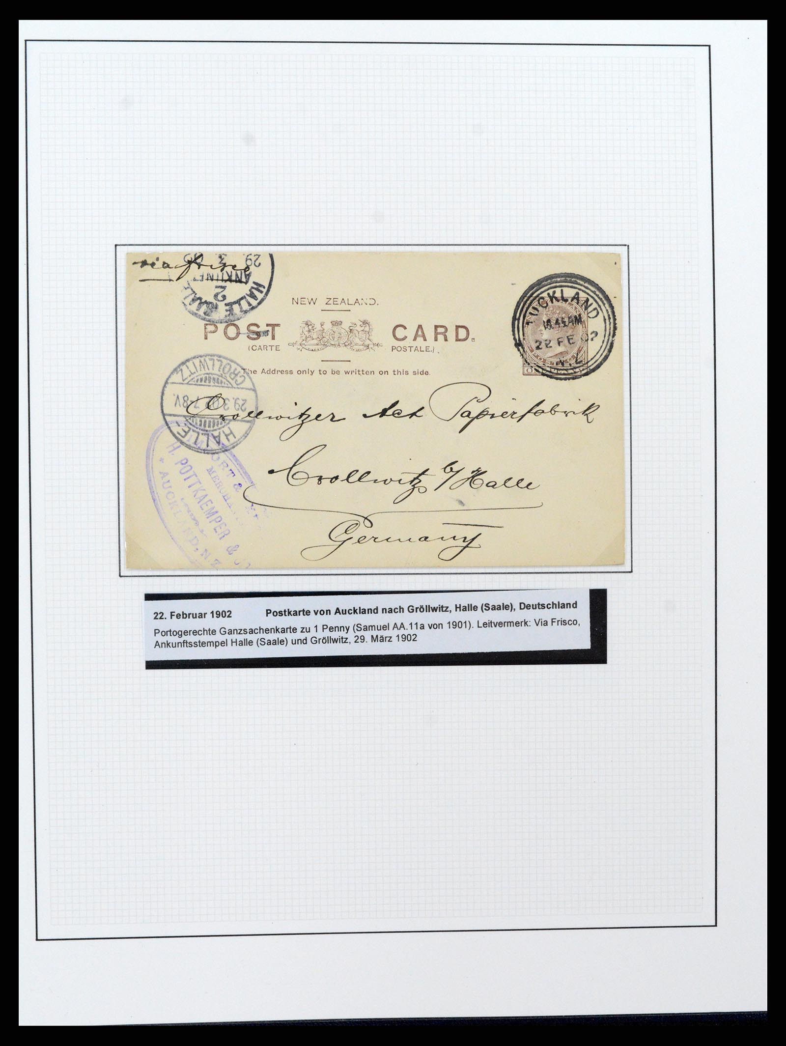 37582 039 - Postzegelverzameling 37582 Nieuw Zeeland 1862-1970.