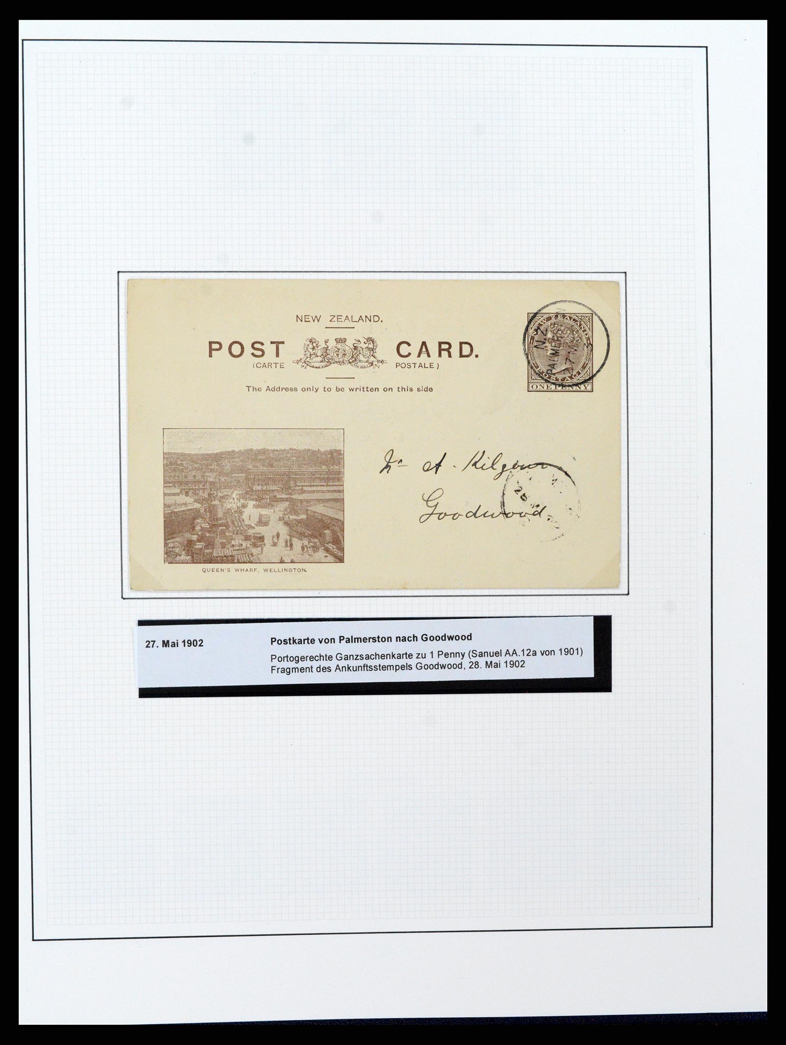 37582 040 - Postzegelverzameling 37582 Nieuw Zeeland 1862-1970.