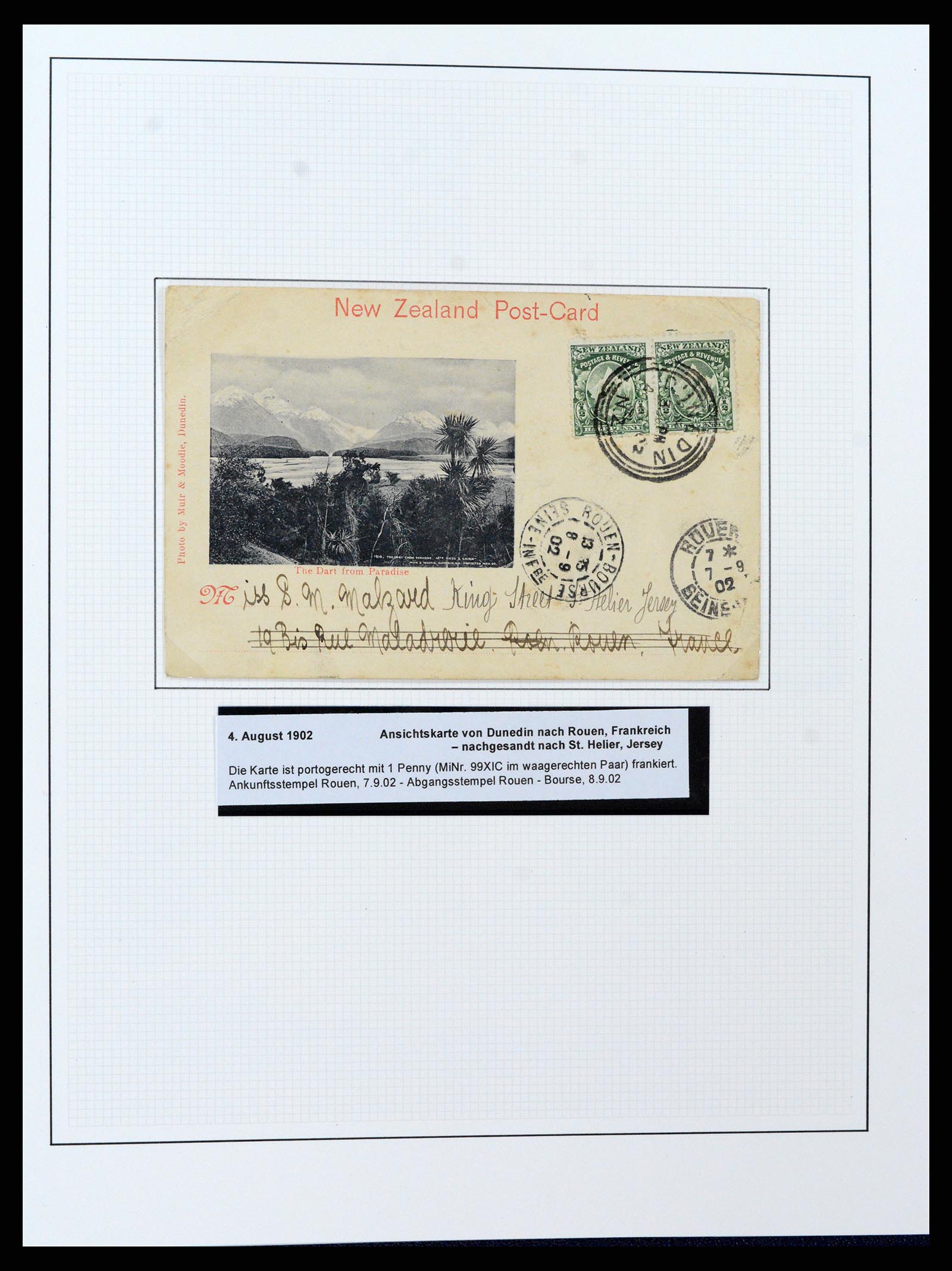 37582 051 - Stamp collection 37582 New Zealand 1862-1970.
