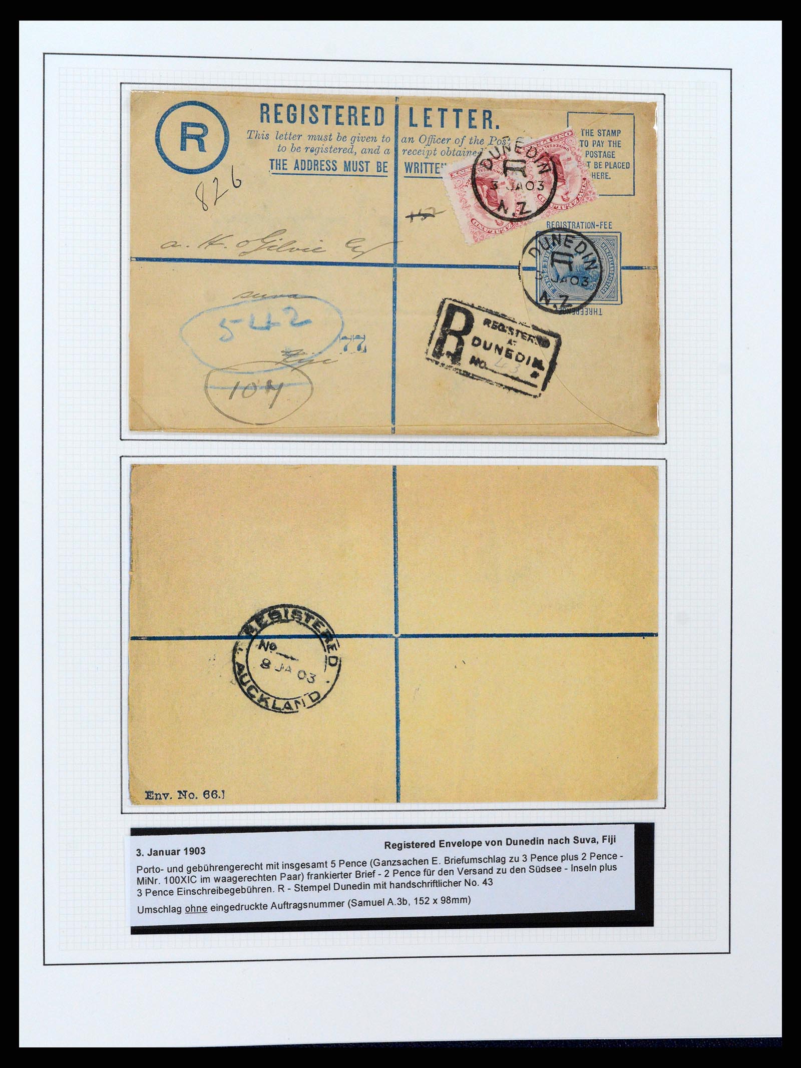 37582 053 - Postzegelverzameling 37582 Nieuw Zeeland 1862-1970.
