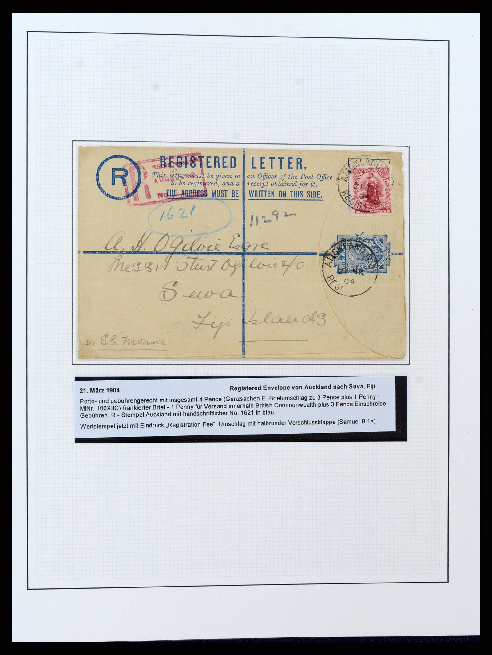 37582 054 - Postzegelverzameling 37582 Nieuw Zeeland 1862-1970.