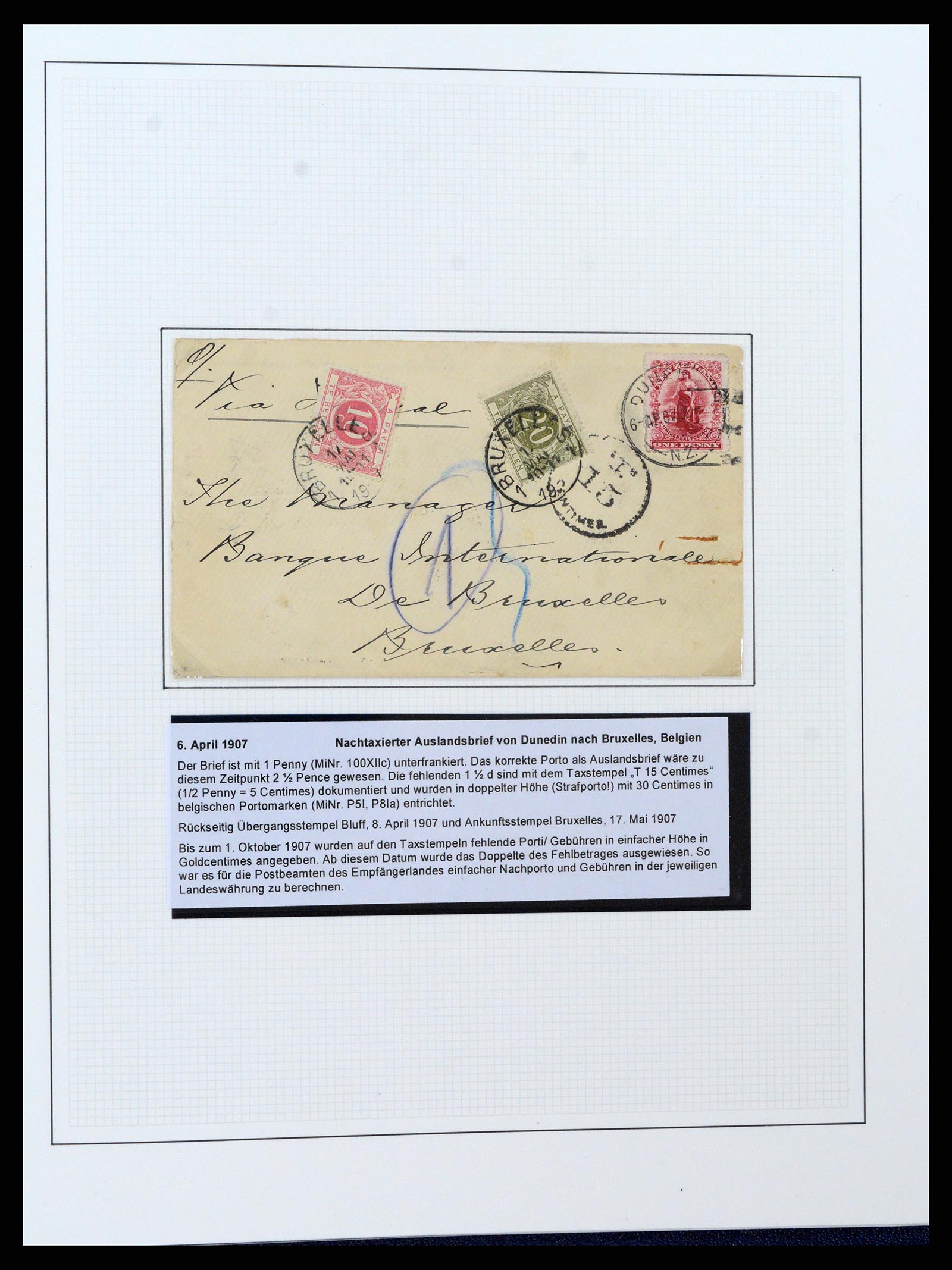 37582 058 - Postzegelverzameling 37582 Nieuw Zeeland 1862-1970.