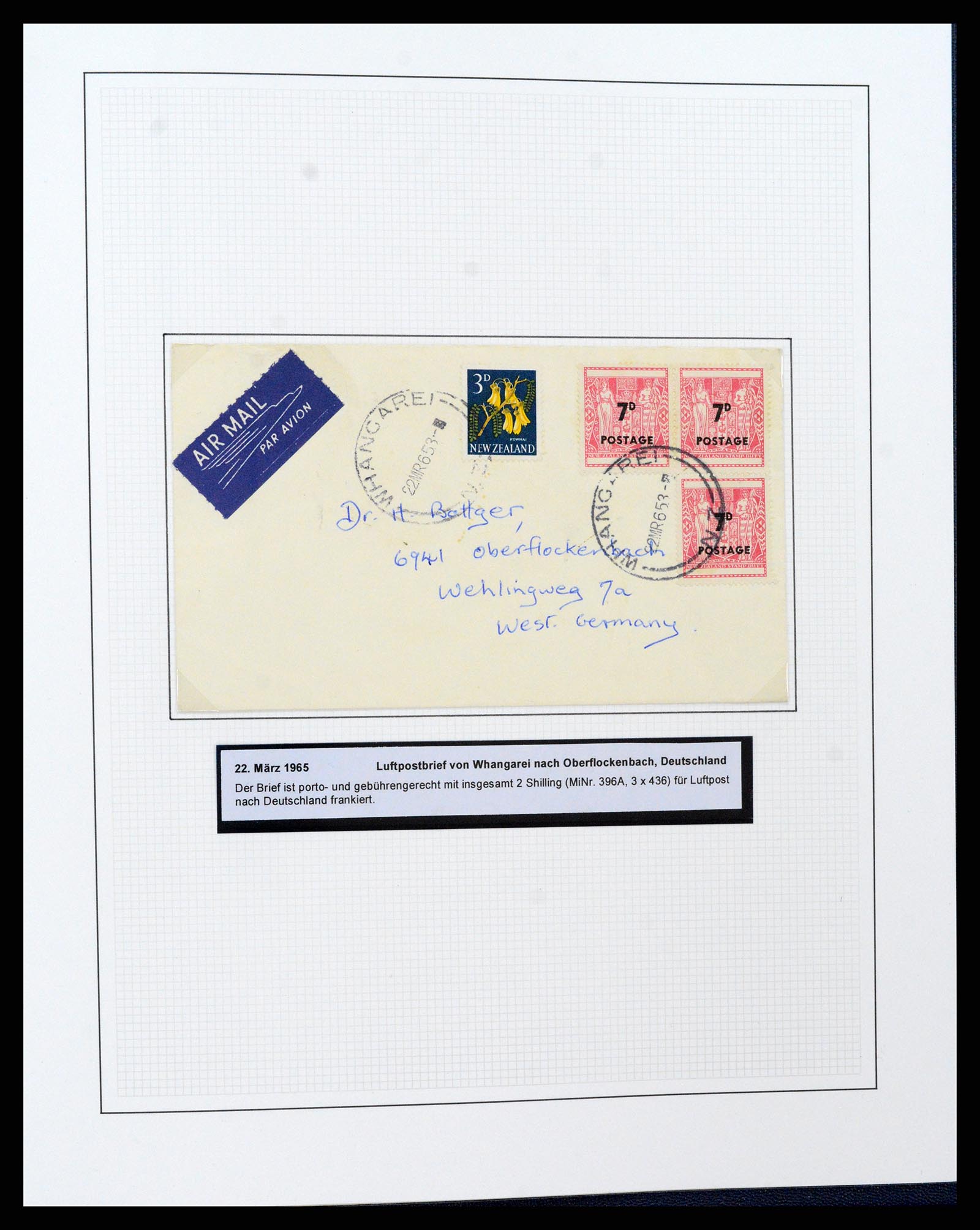 37582 203 - Postzegelverzameling 37582 Nieuw Zeeland 1862-1970.