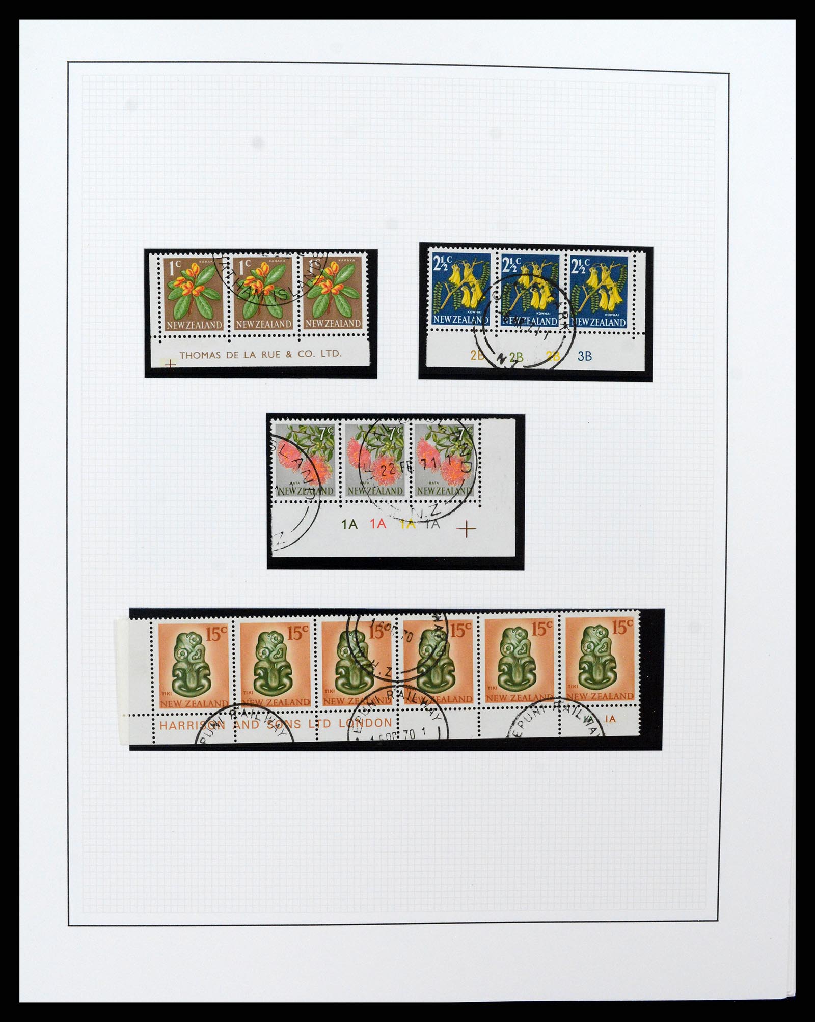 37582 213 - Postzegelverzameling 37582 Nieuw Zeeland 1862-1970.