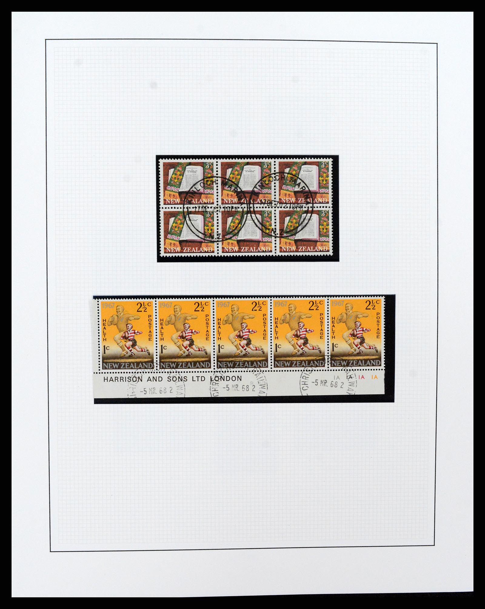 37582 217 - Postzegelverzameling 37582 Nieuw Zeeland 1862-1970.