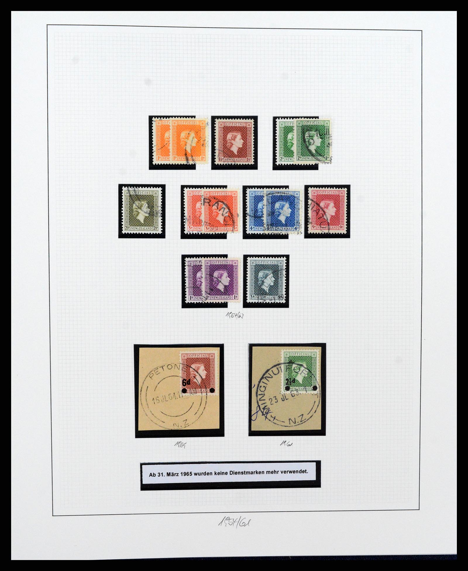 37582 243 - Postzegelverzameling 37582 Nieuw Zeeland 1862-1970.