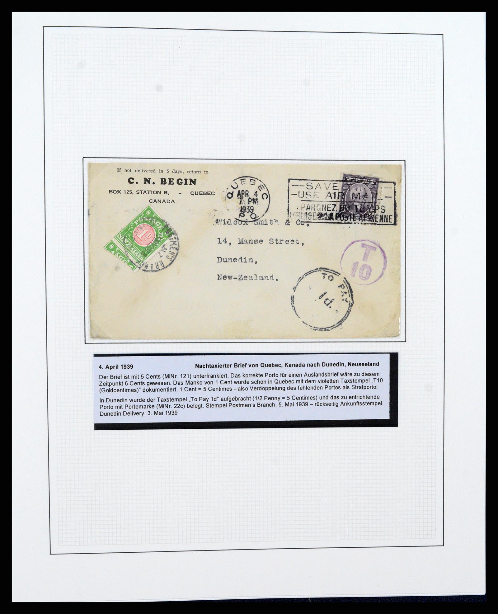37582 249 - Postzegelverzameling 37582 Nieuw Zeeland 1862-1970.