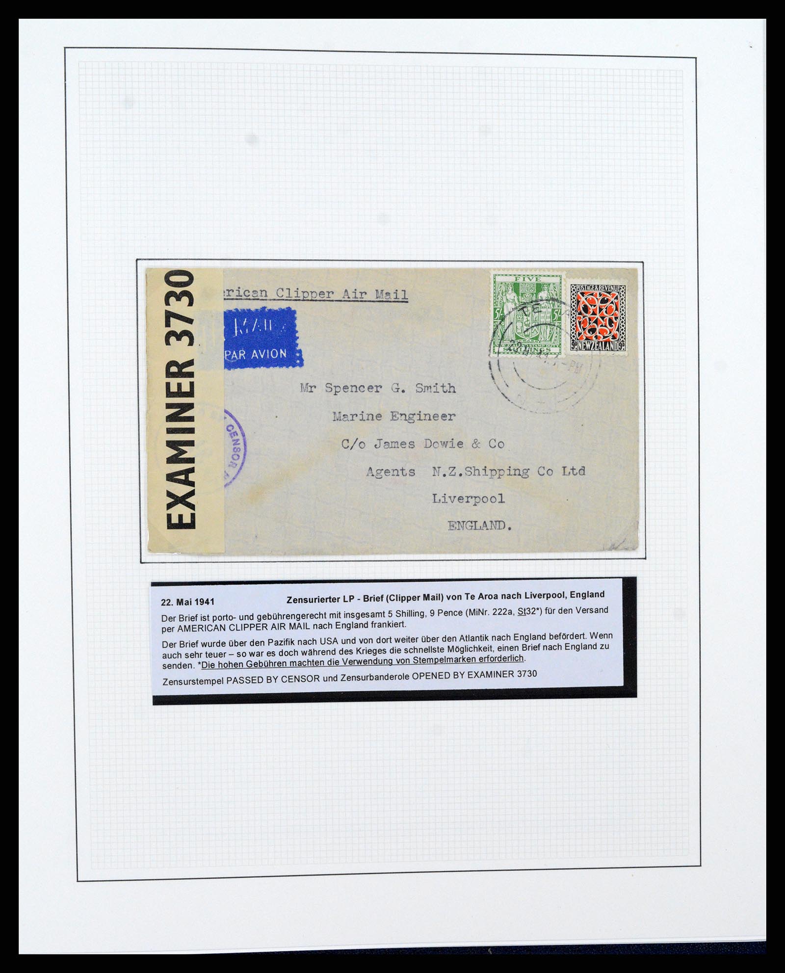 37582 251 - Postzegelverzameling 37582 Nieuw Zeeland 1862-1970.