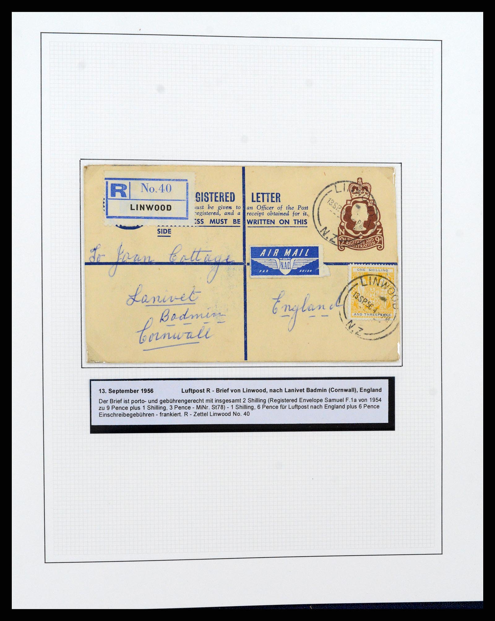 37582 255 - Postzegelverzameling 37582 Nieuw Zeeland 1862-1970.