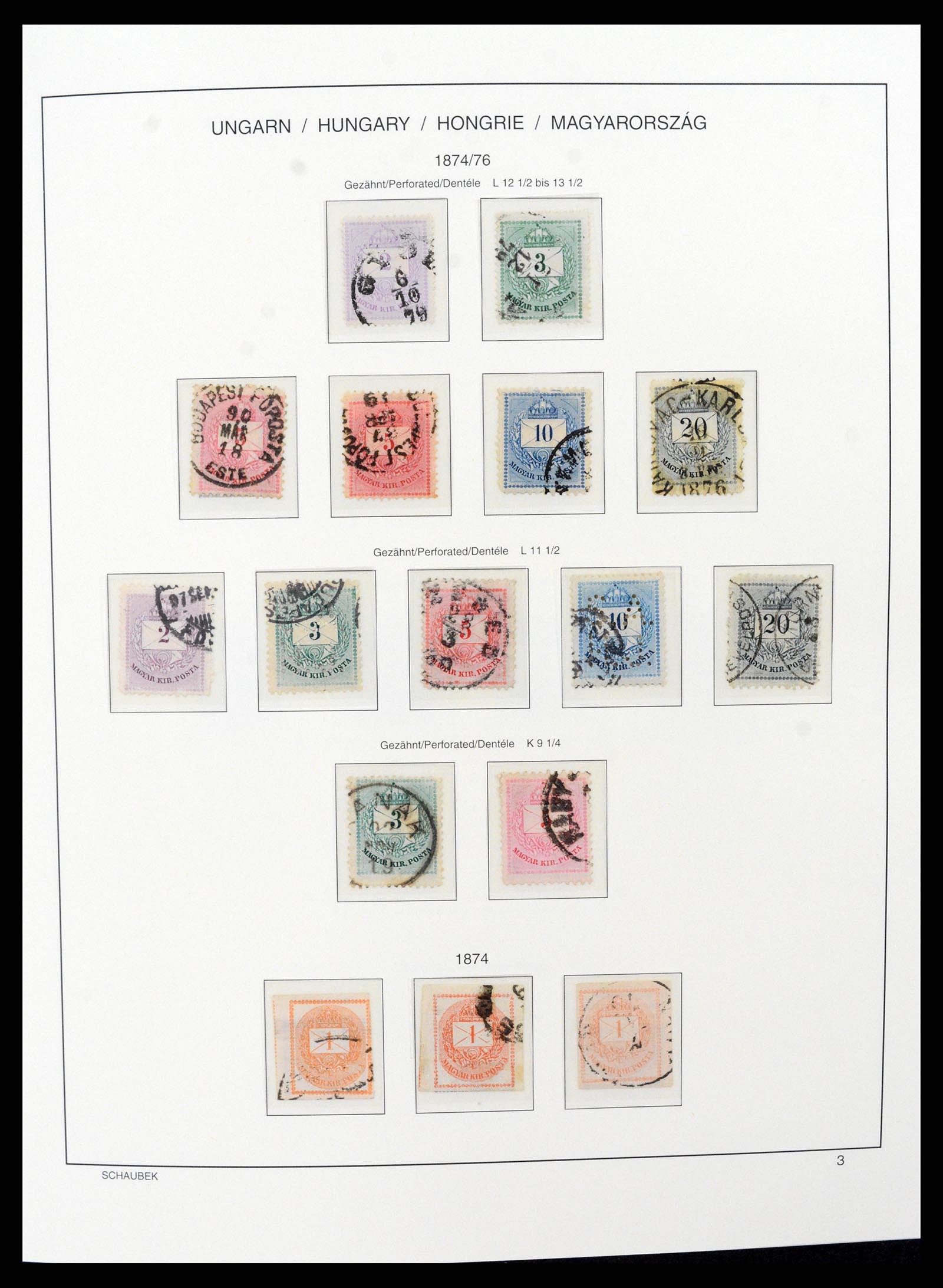 37583 003 - Postzegelverzameling 37583 Hongarije 1871-2015.