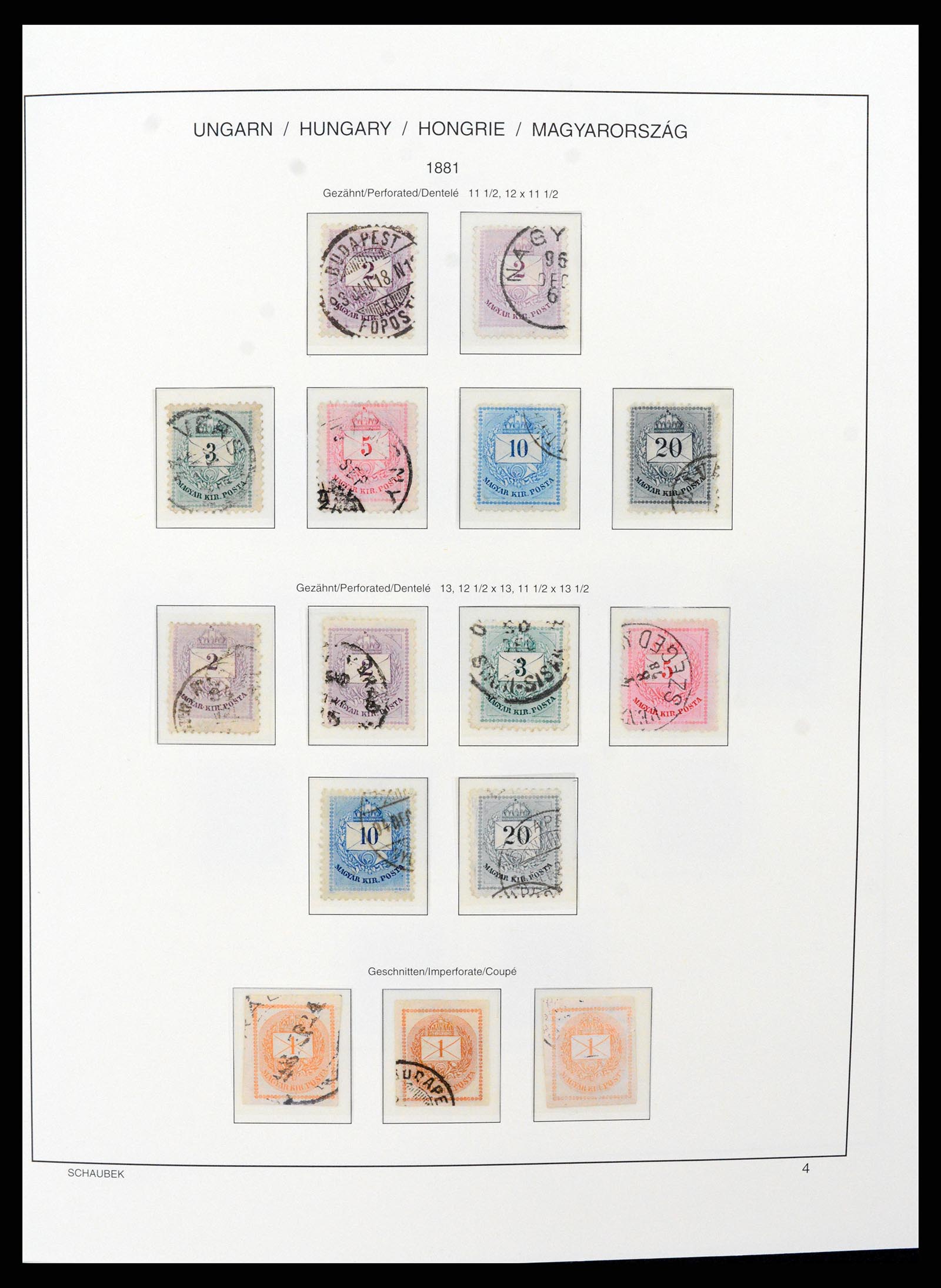 37583 004 - Postzegelverzameling 37583 Hongarije 1871-2015.