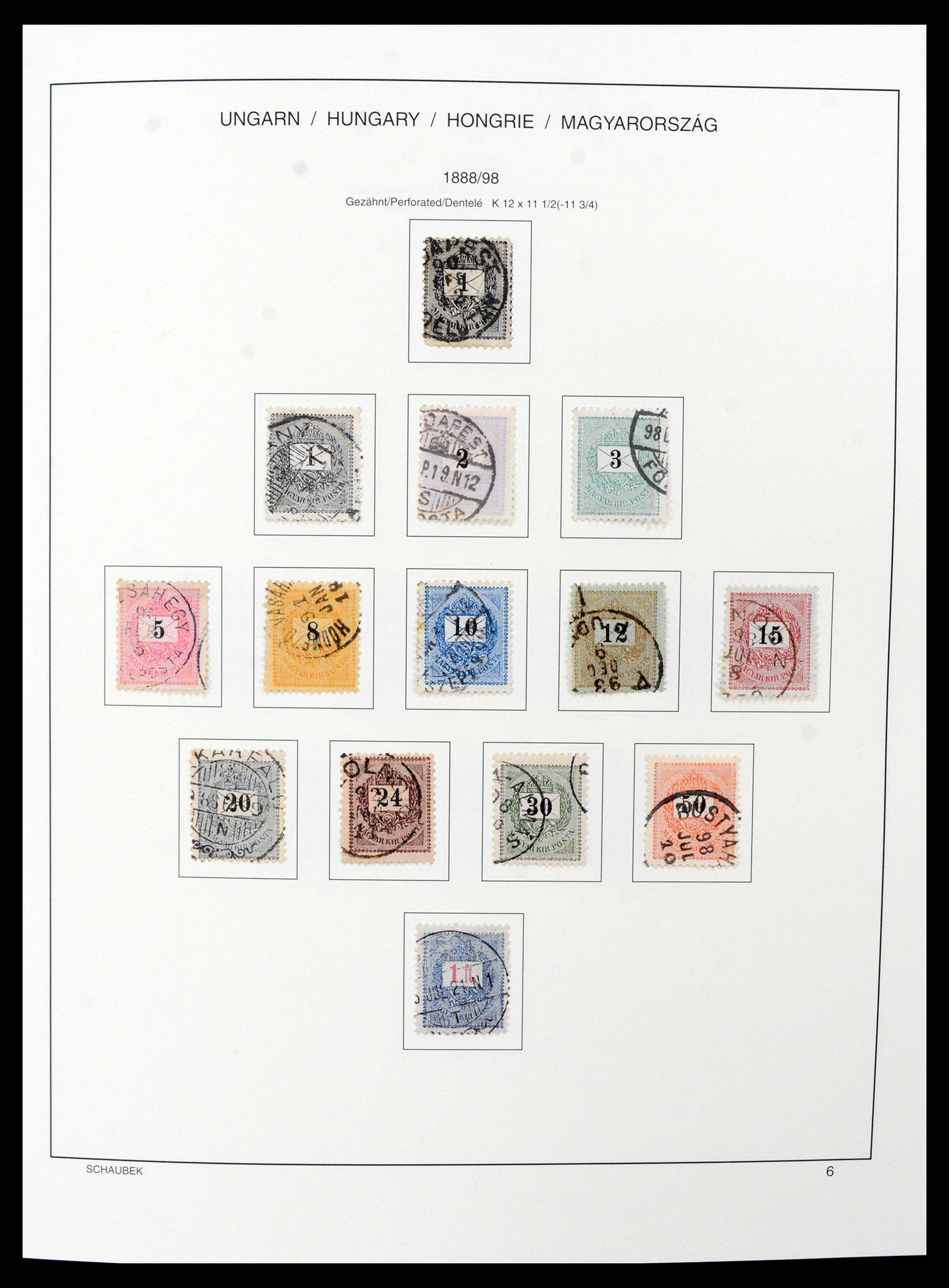 37583 006 - Postzegelverzameling 37583 Hongarije 1871-2015.