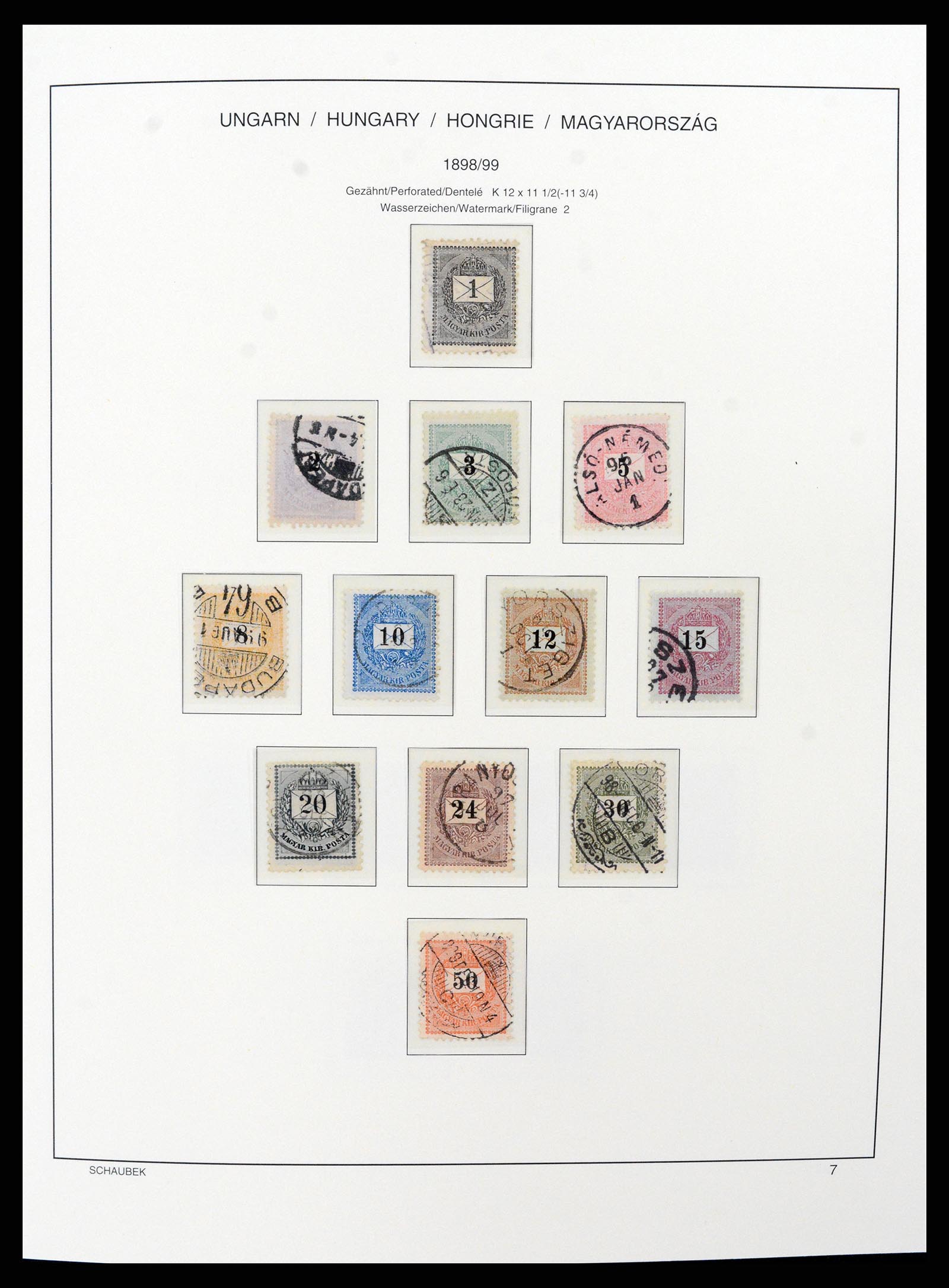37583 007 - Postzegelverzameling 37583 Hongarije 1871-2015.