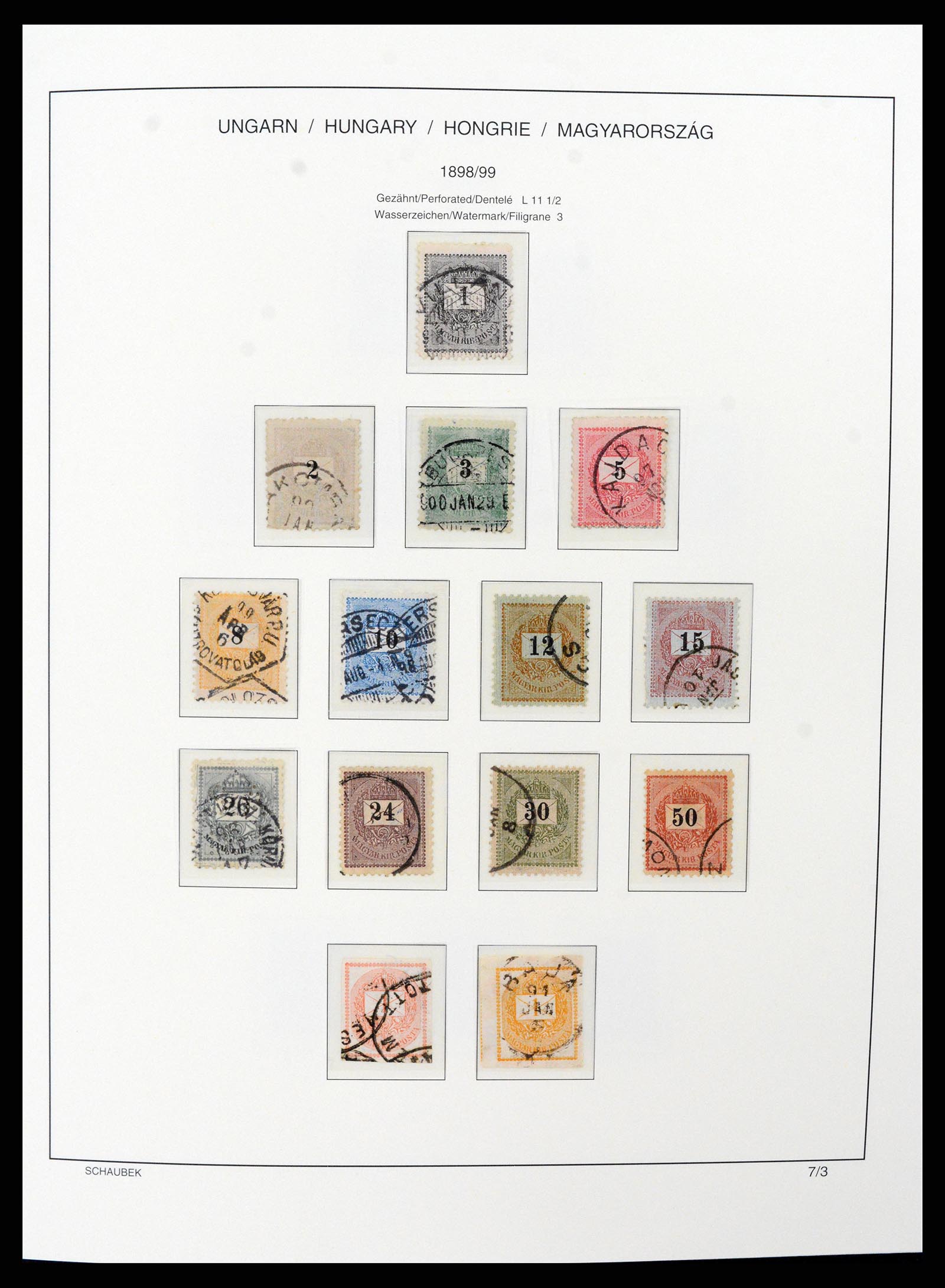 37583 008 - Postzegelverzameling 37583 Hongarije 1871-2015.