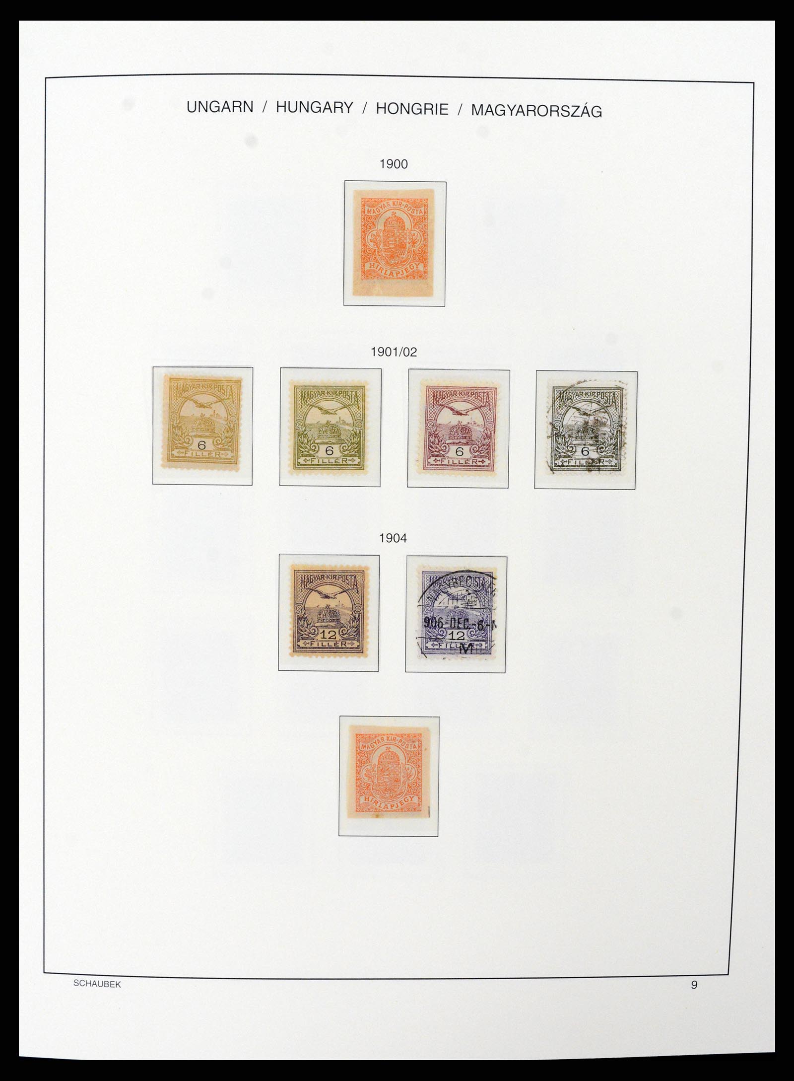 37583 010 - Postzegelverzameling 37583 Hongarije 1871-2015.