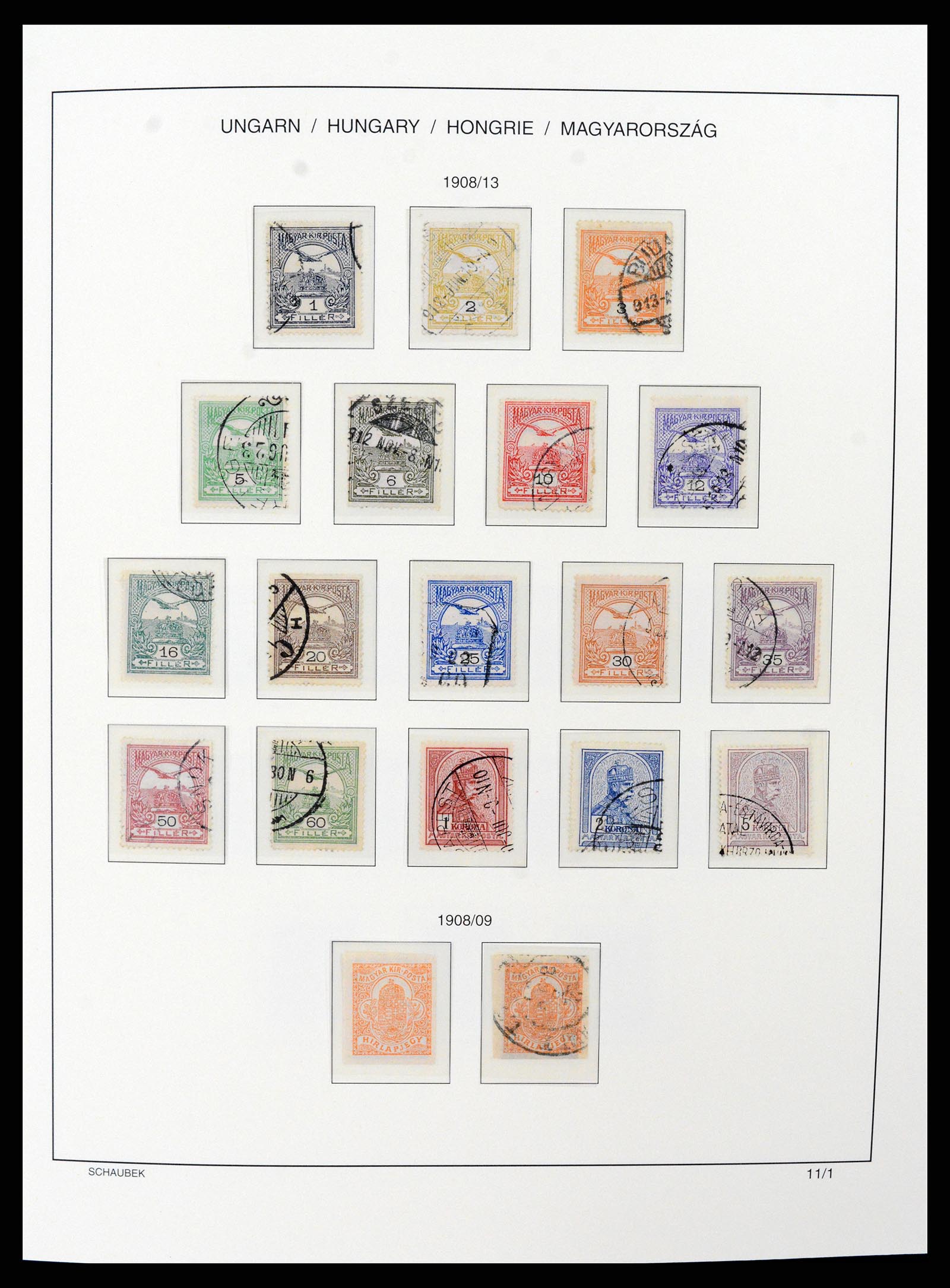 37583 014 - Postzegelverzameling 37583 Hongarije 1871-2015.
