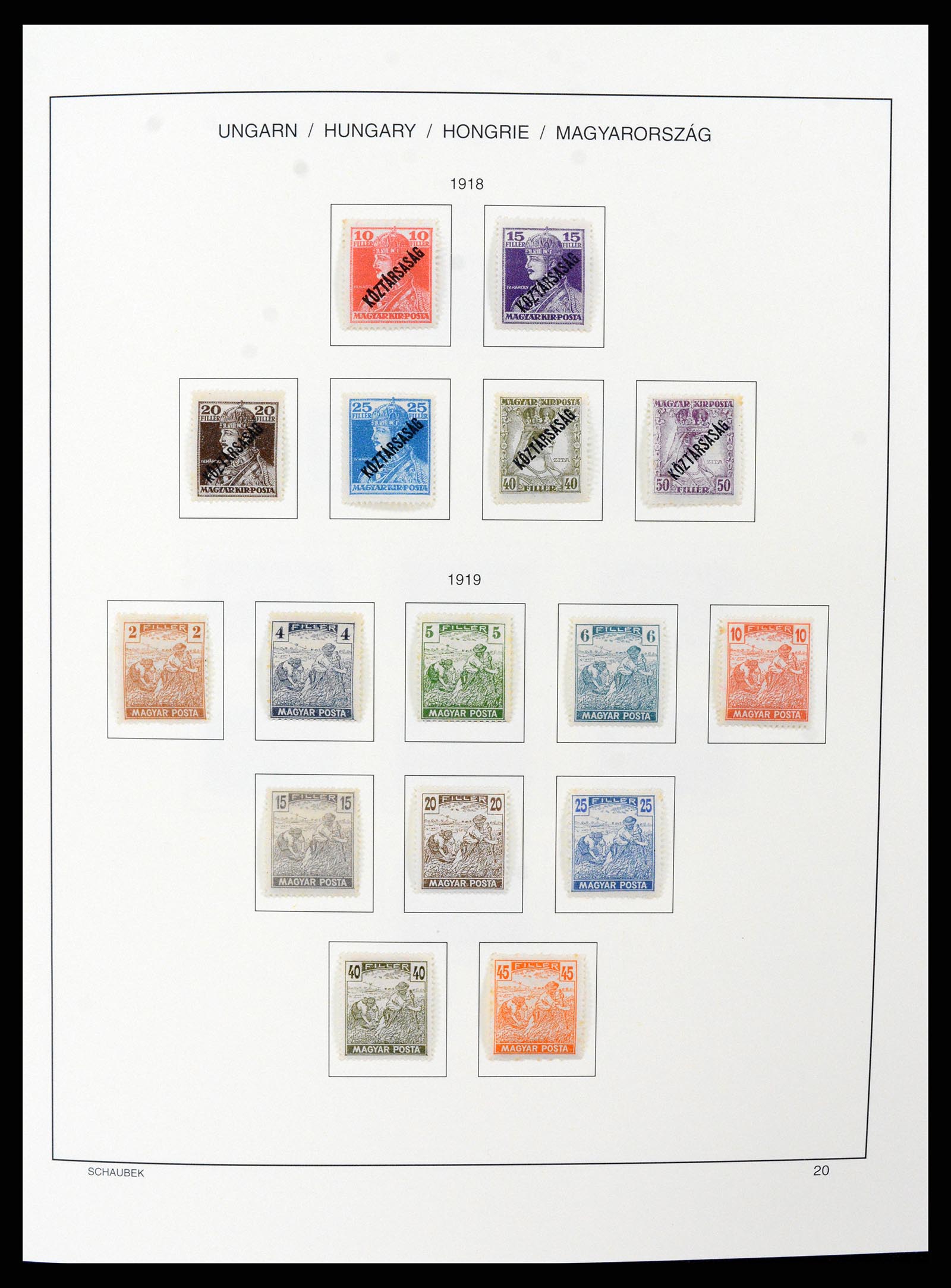 37583 024 - Stamp collection 37583 Hungary 1871-2015.