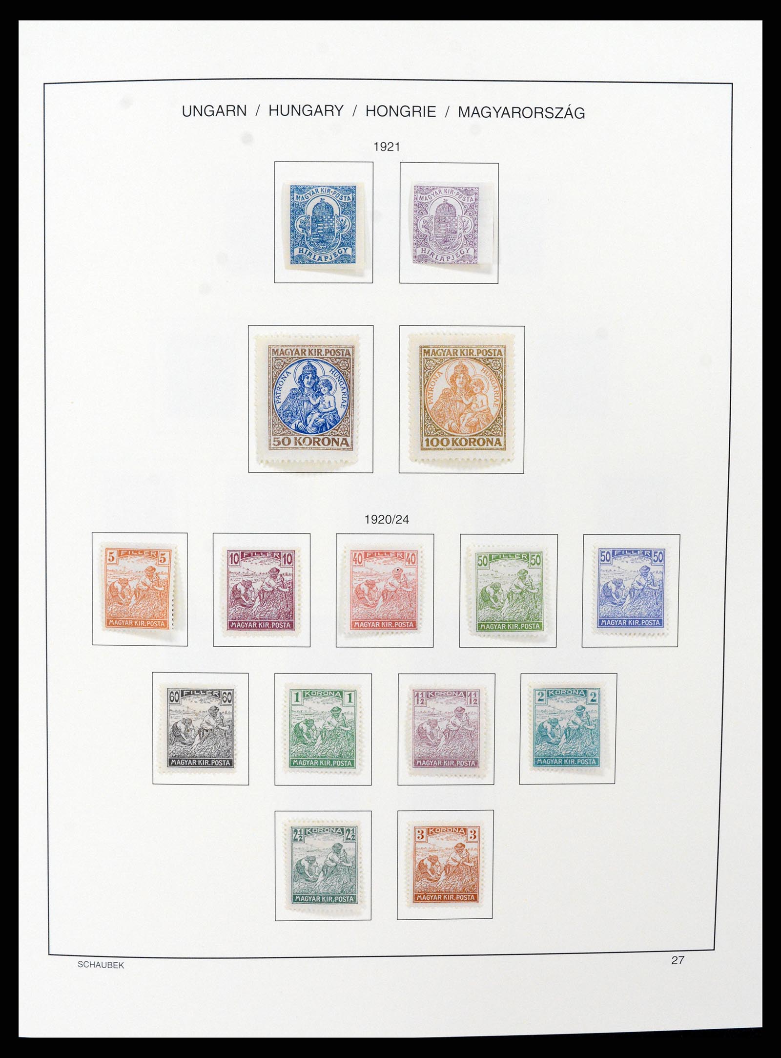 37583 031 - Stamp collection 37583 Hungary 1871-2015.
