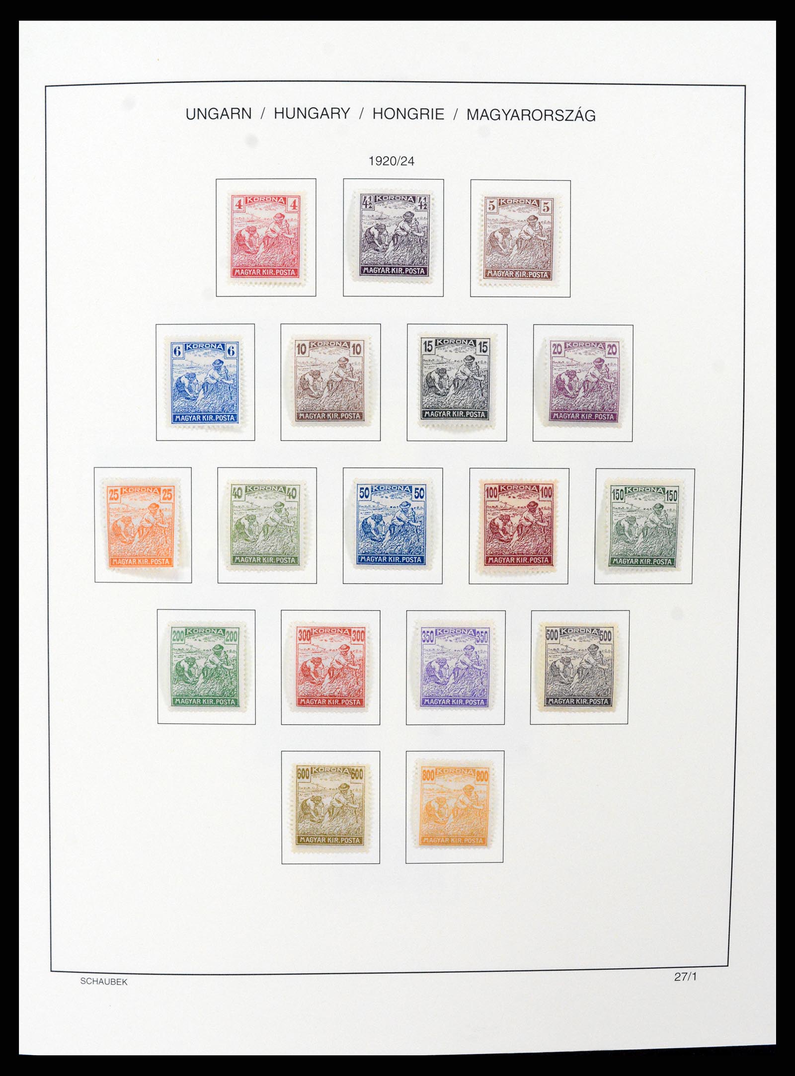 37583 032 - Stamp collection 37583 Hungary 1871-2015.