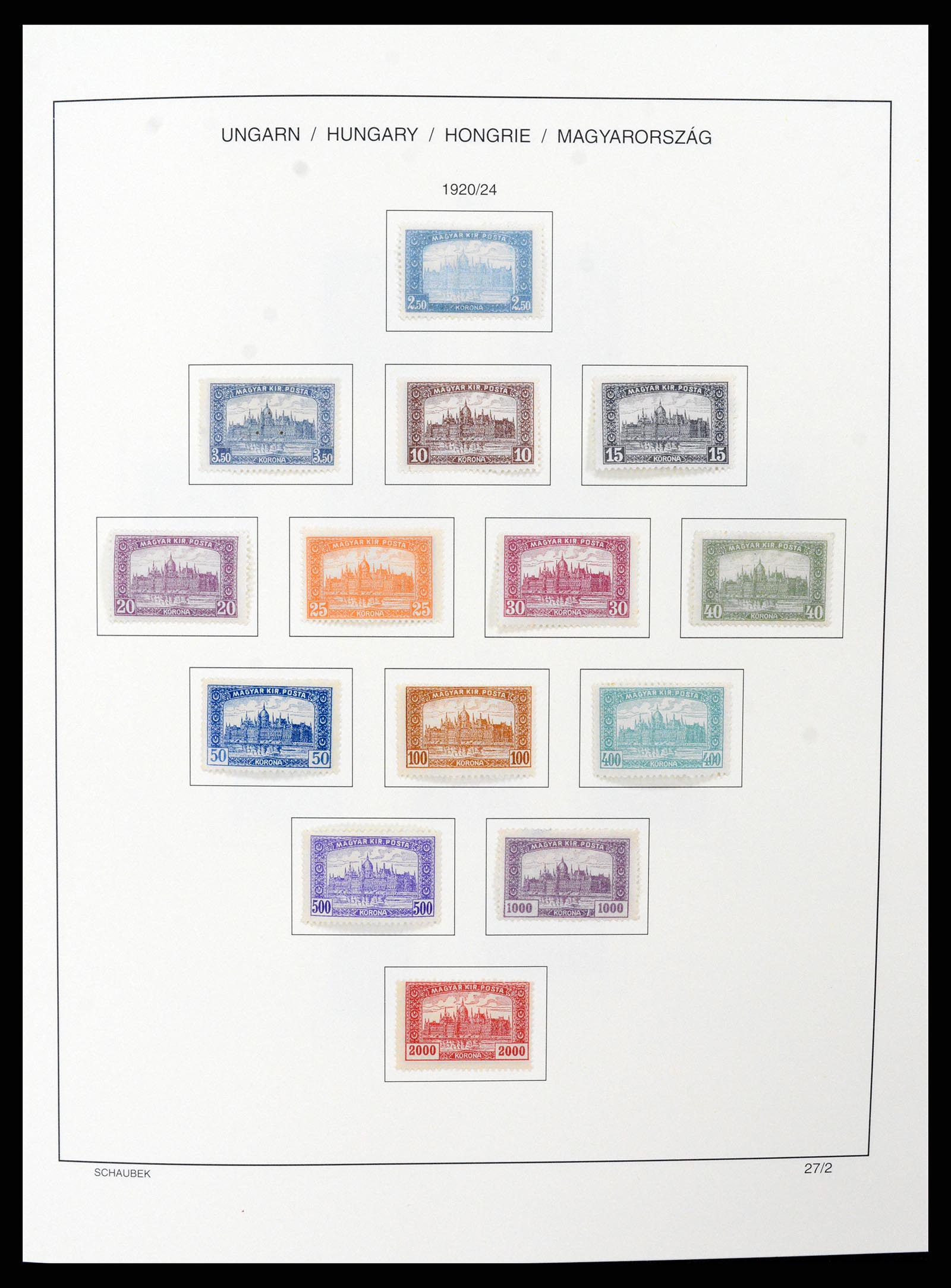 37583 033 - Stamp collection 37583 Hungary 1871-2015.